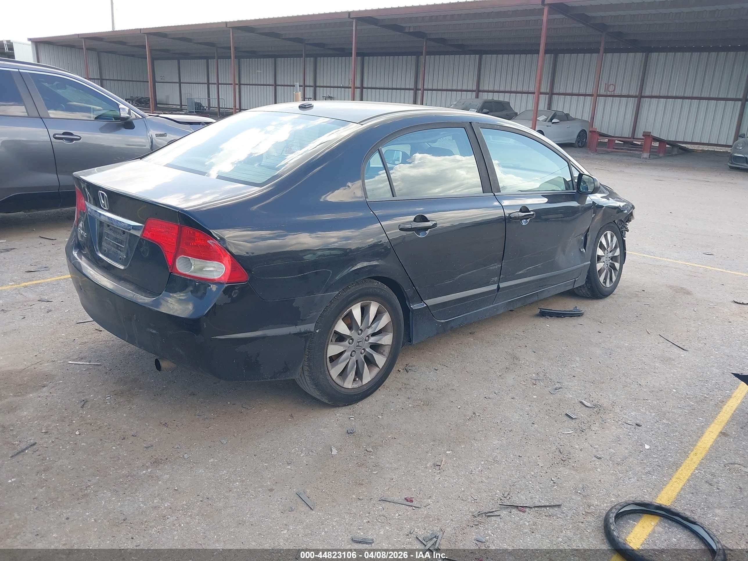2010 Honda Civic Ex Black vin: 19XFA1F8XAE032280