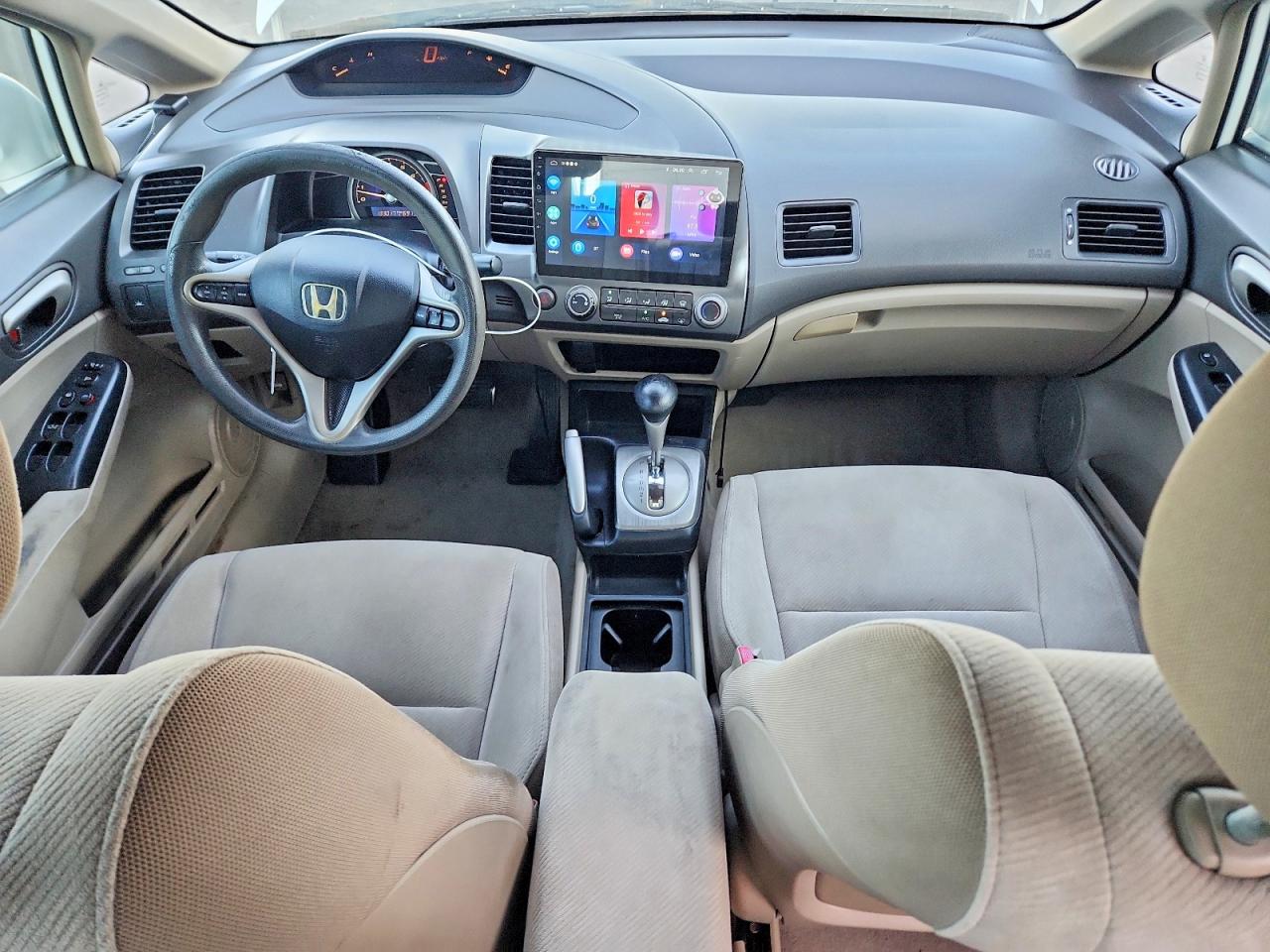 2010 Honda Civic Ex White vin: 19XFA1F8XAE058779