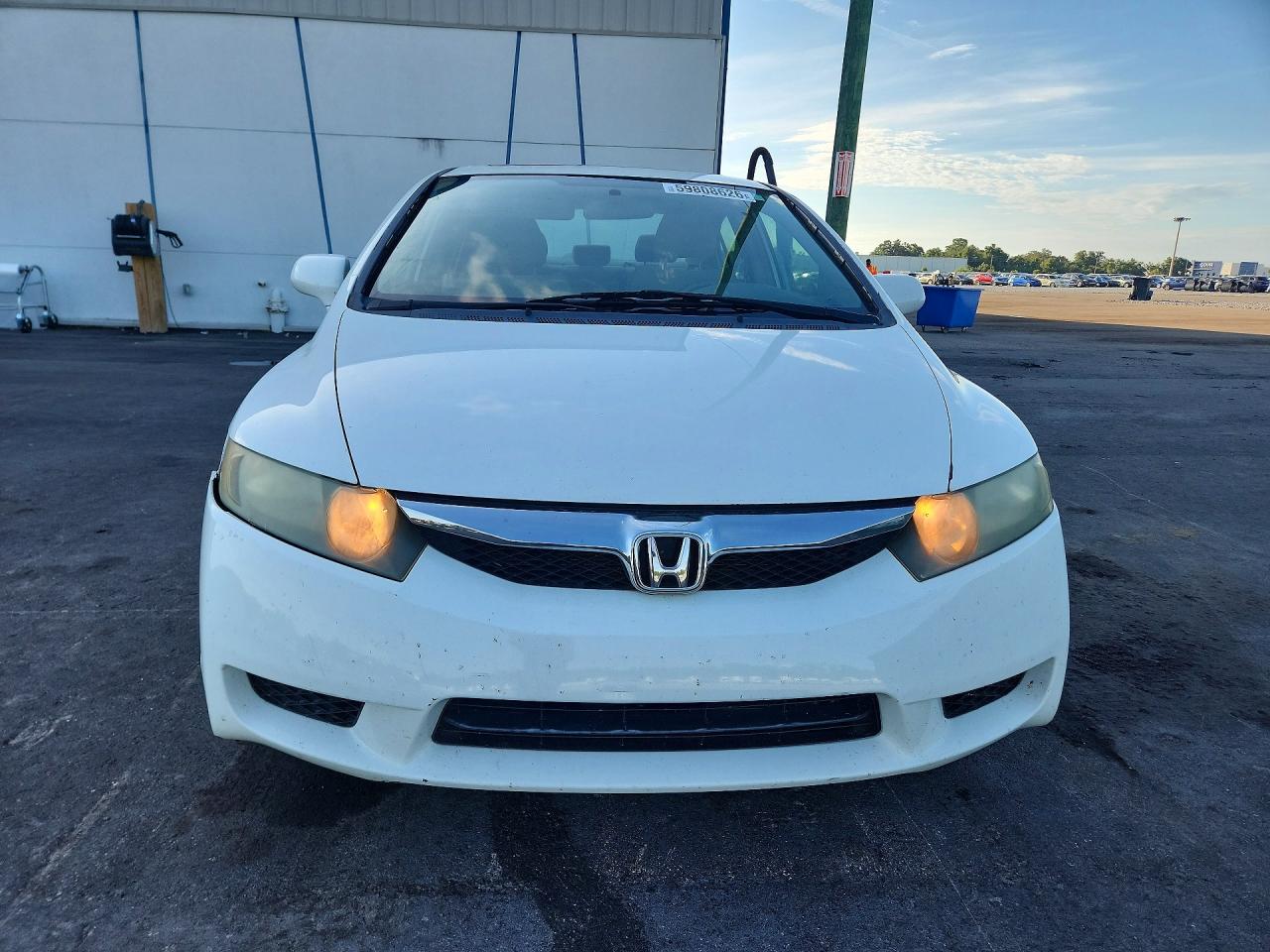 2010 Honda Civic Ex White vin: 19XFA1F8XAE058779