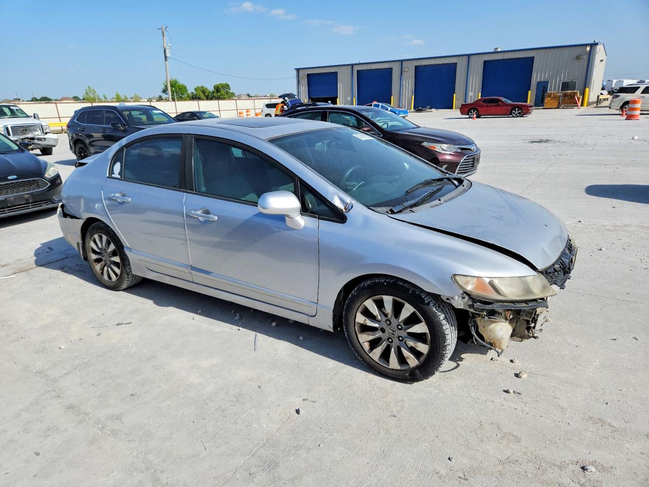 2010 Honda Civic Ex Серебряный vin: 19XFA1F8XAE061374