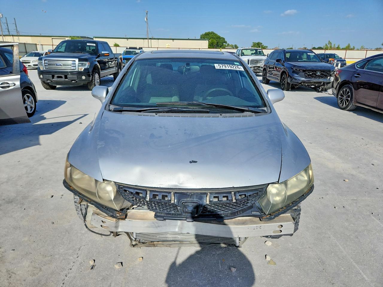 2010 Honda Civic Ex Серебряный vin: 19XFA1F8XAE061374