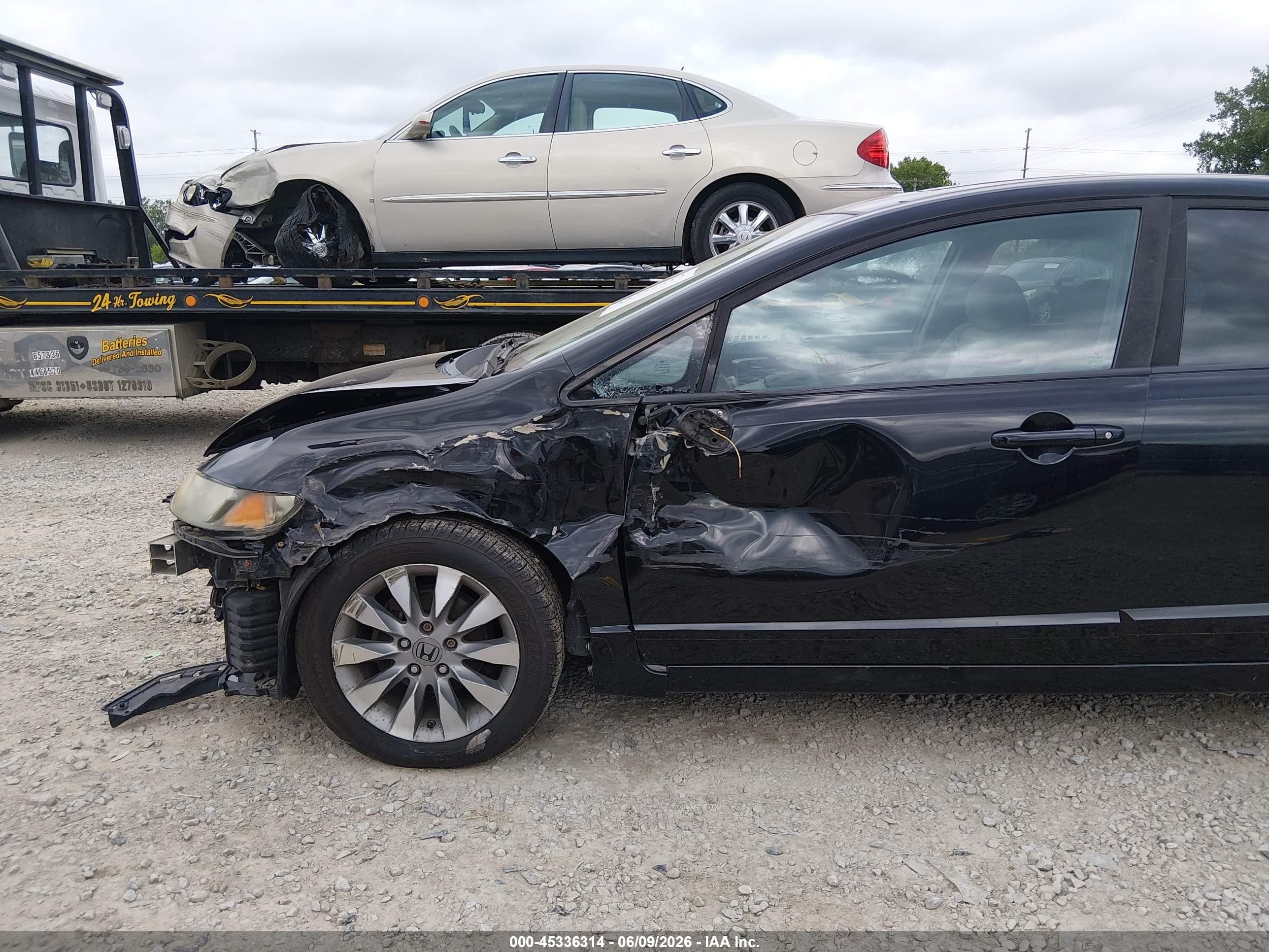 2010 Honda Civic Ex Black vin: 19XFA1F8XAE075274