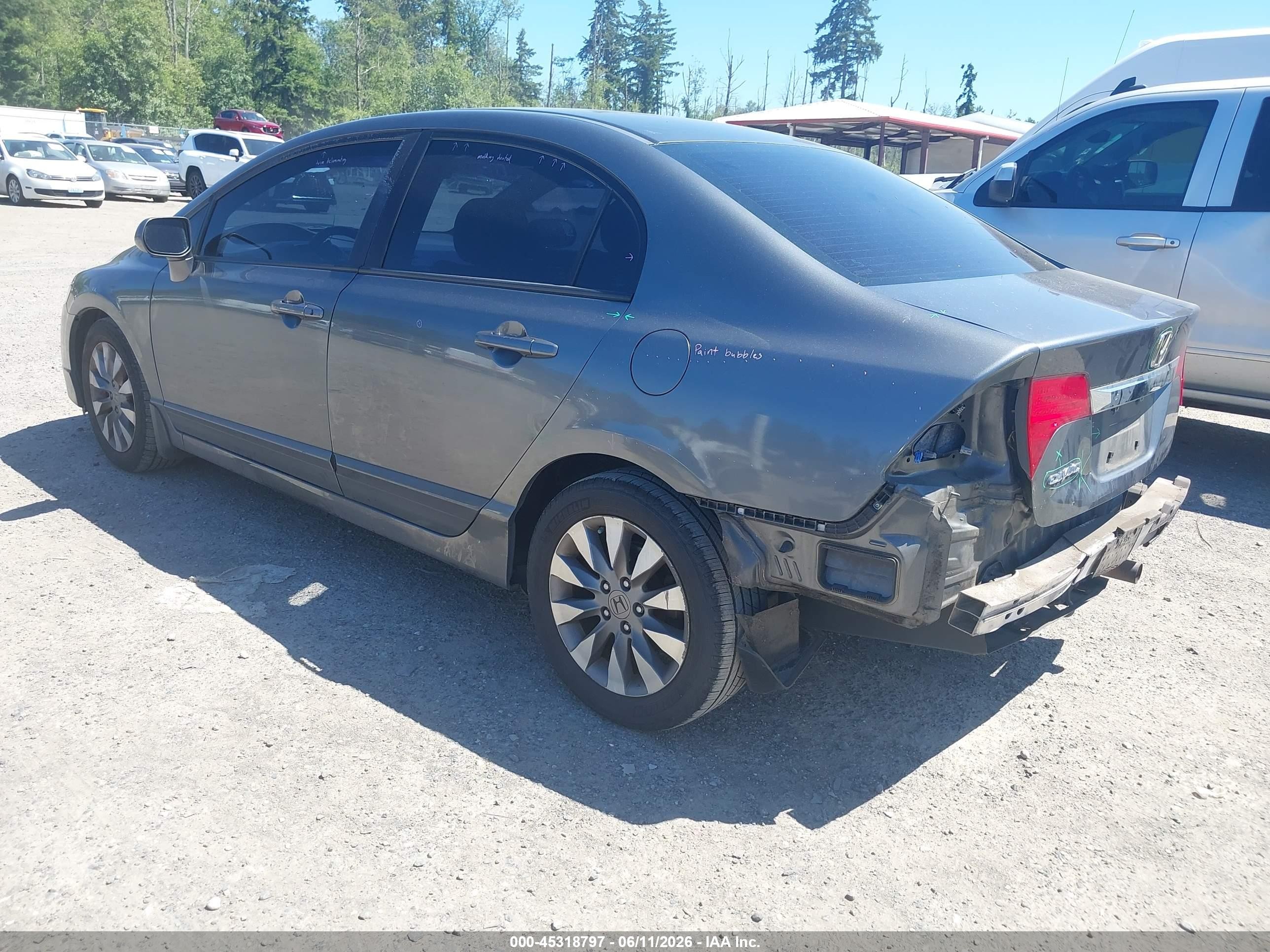 2010 Honda Civic Ex Серый vin: 19XFA1F8XAE078515
