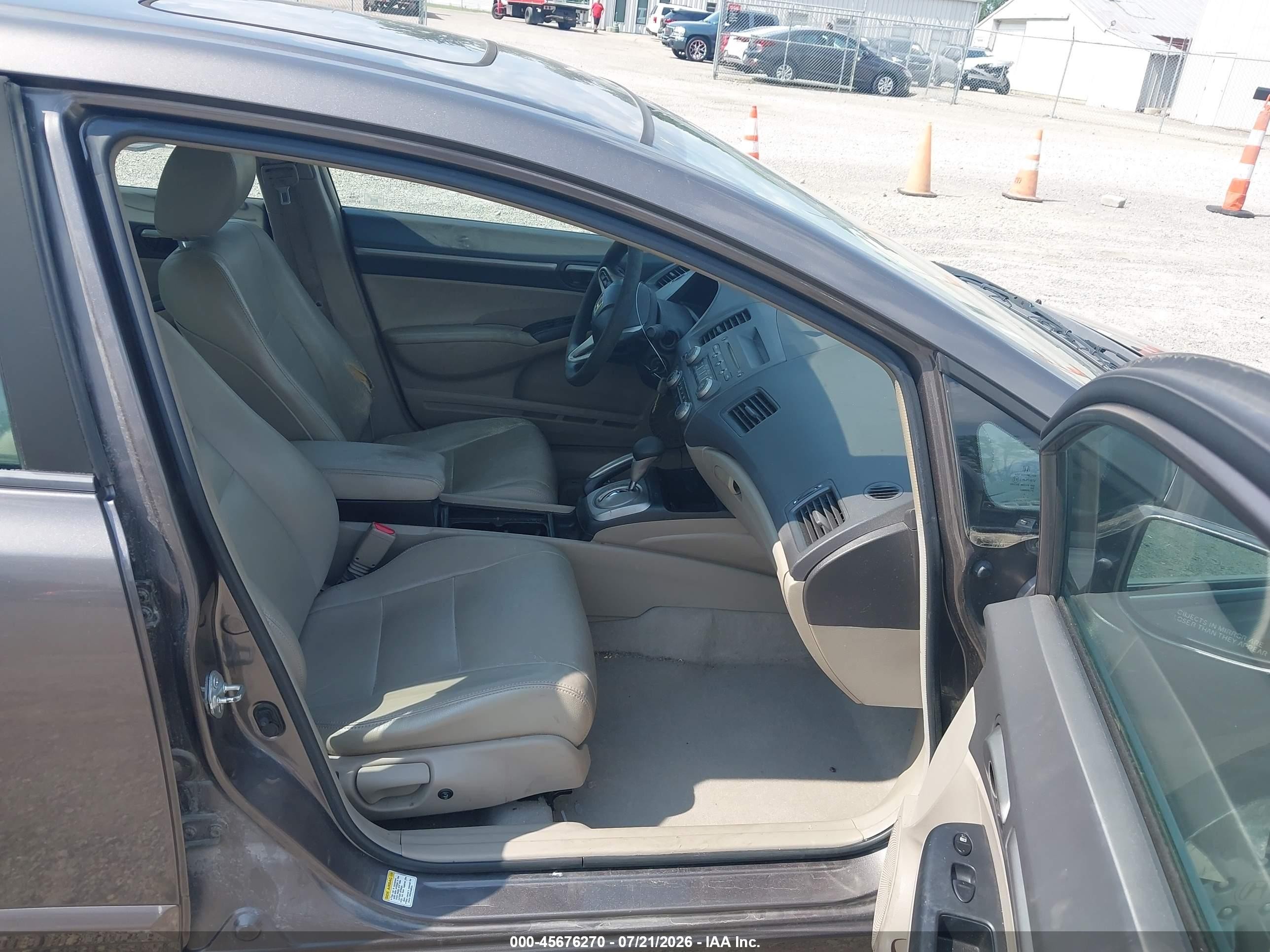 2010 Honda Civic Ex Gray vin: 19XFA1F8XAE082791