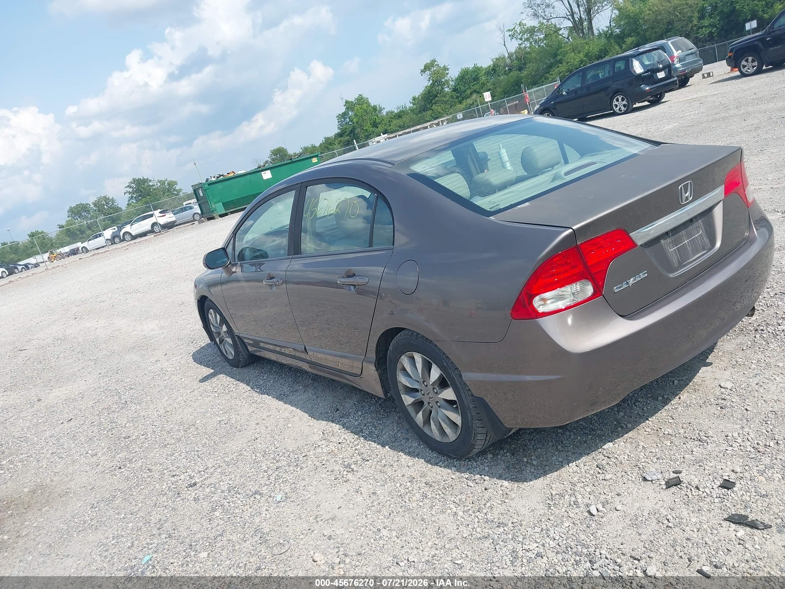 2010 Honda Civic Ex Gray vin: 19XFA1F8XAE082791