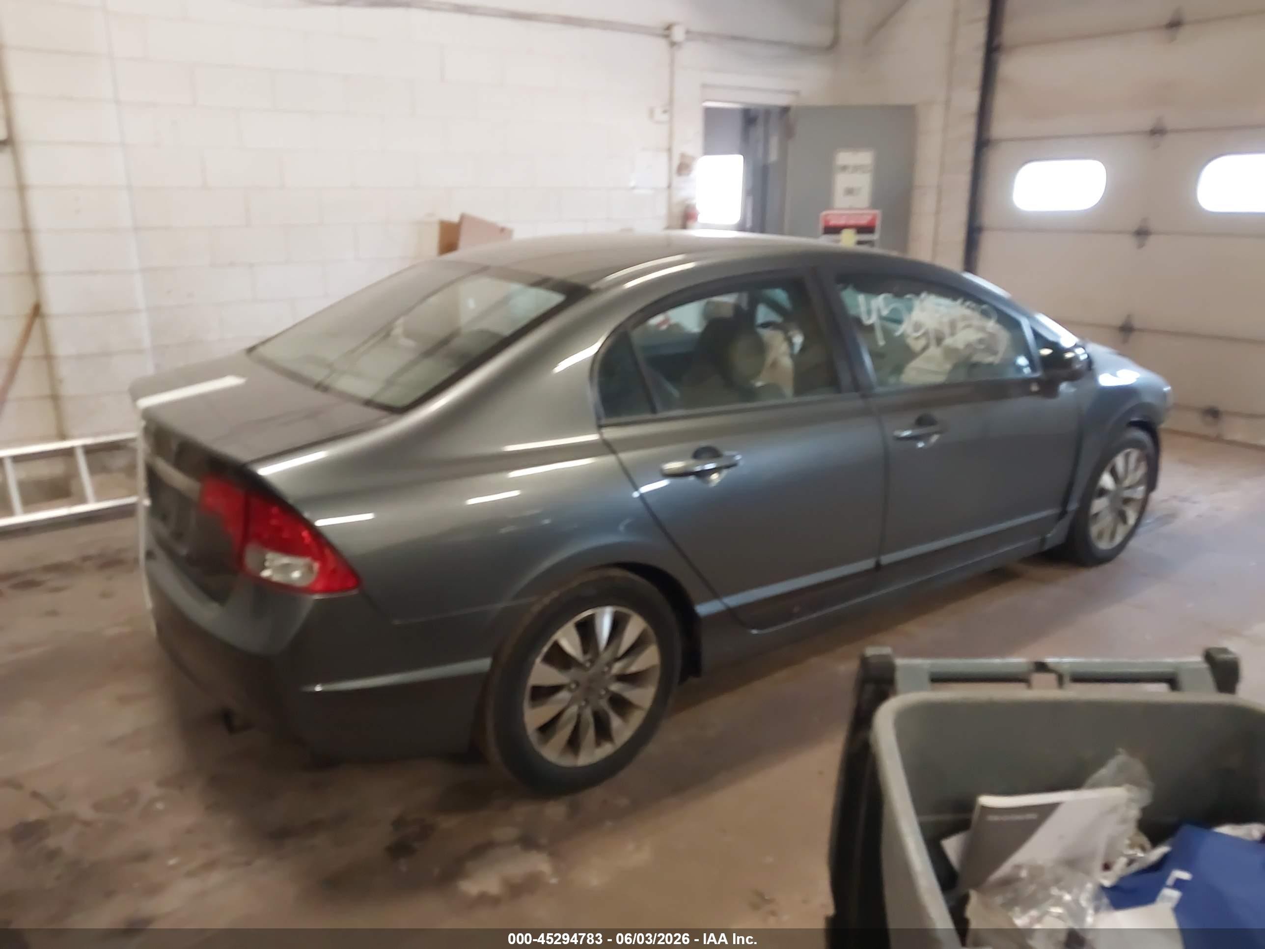 2010 Honda Civic Ex-l Серый vin: 19XFA1F90AE021264