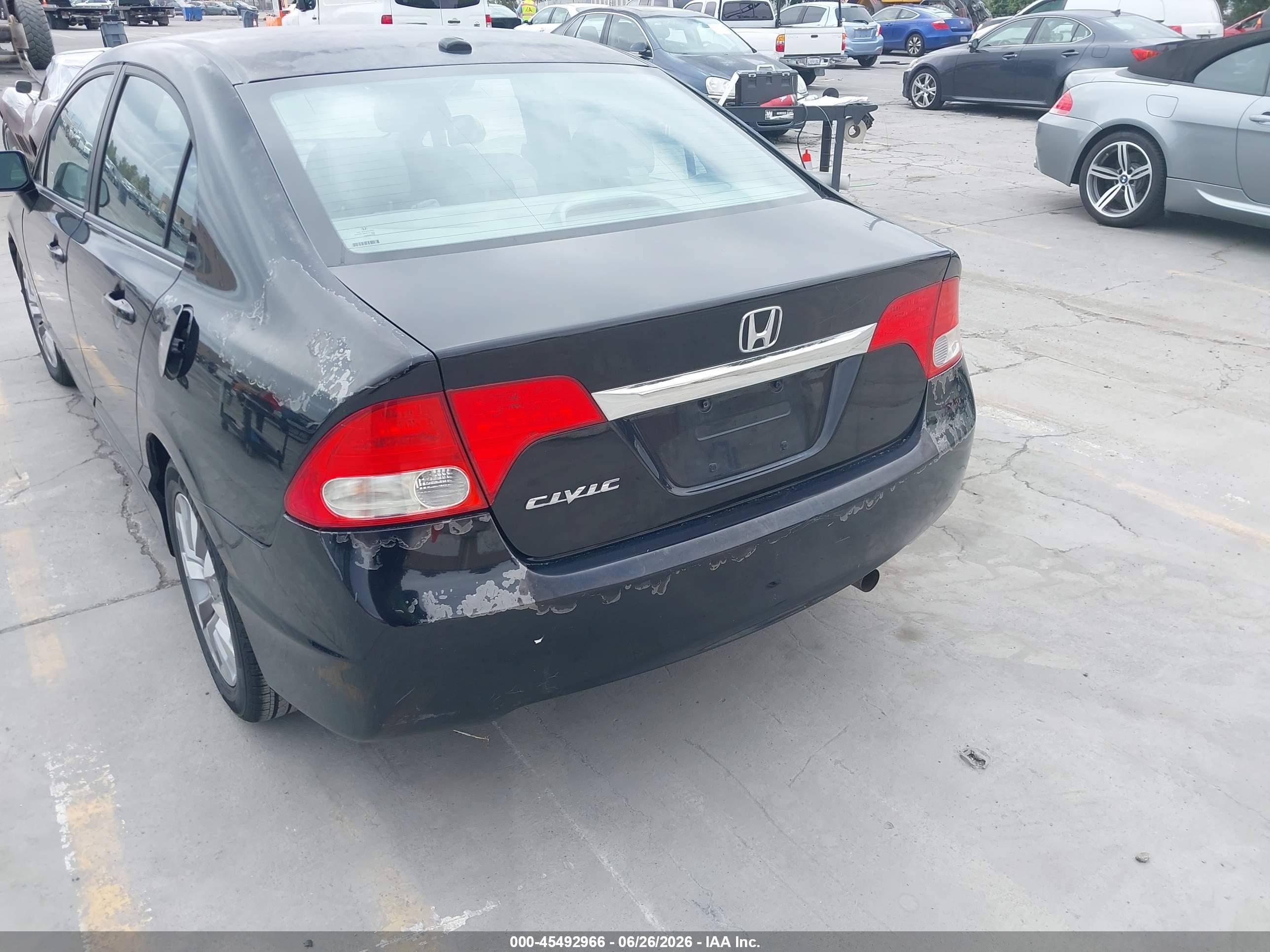2010 Honda Civic Ex-l Black vin: 19XFA1F90AE022673