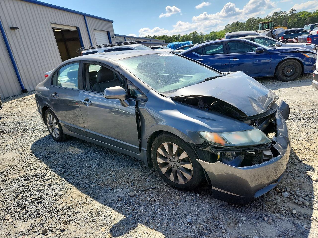 2010 Honda Civic Exl Gray vin: 19XFA1F90AE064079