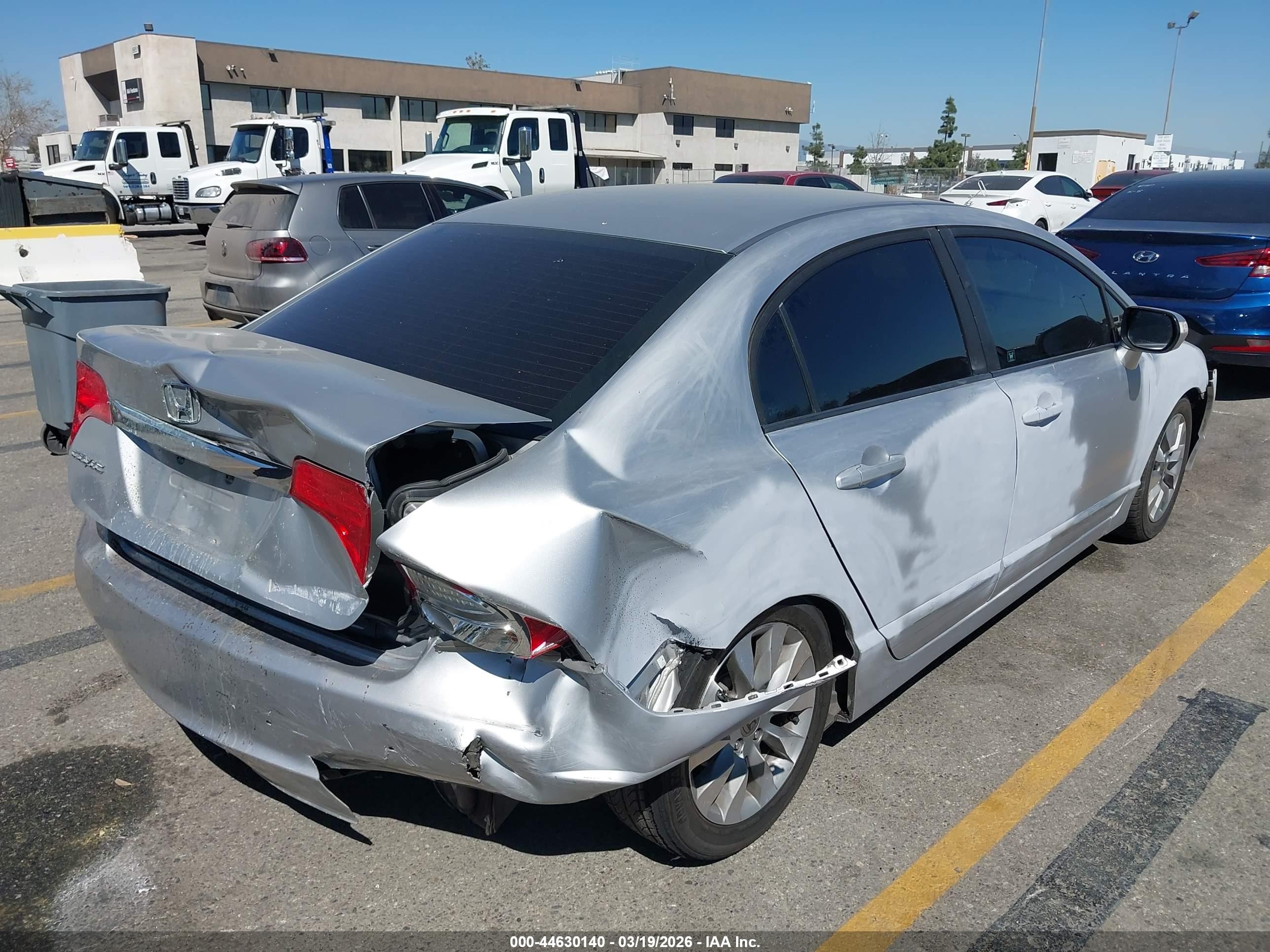 2011 Honda Civic Ex-l Silver vin: 19XFA1F91BE030962