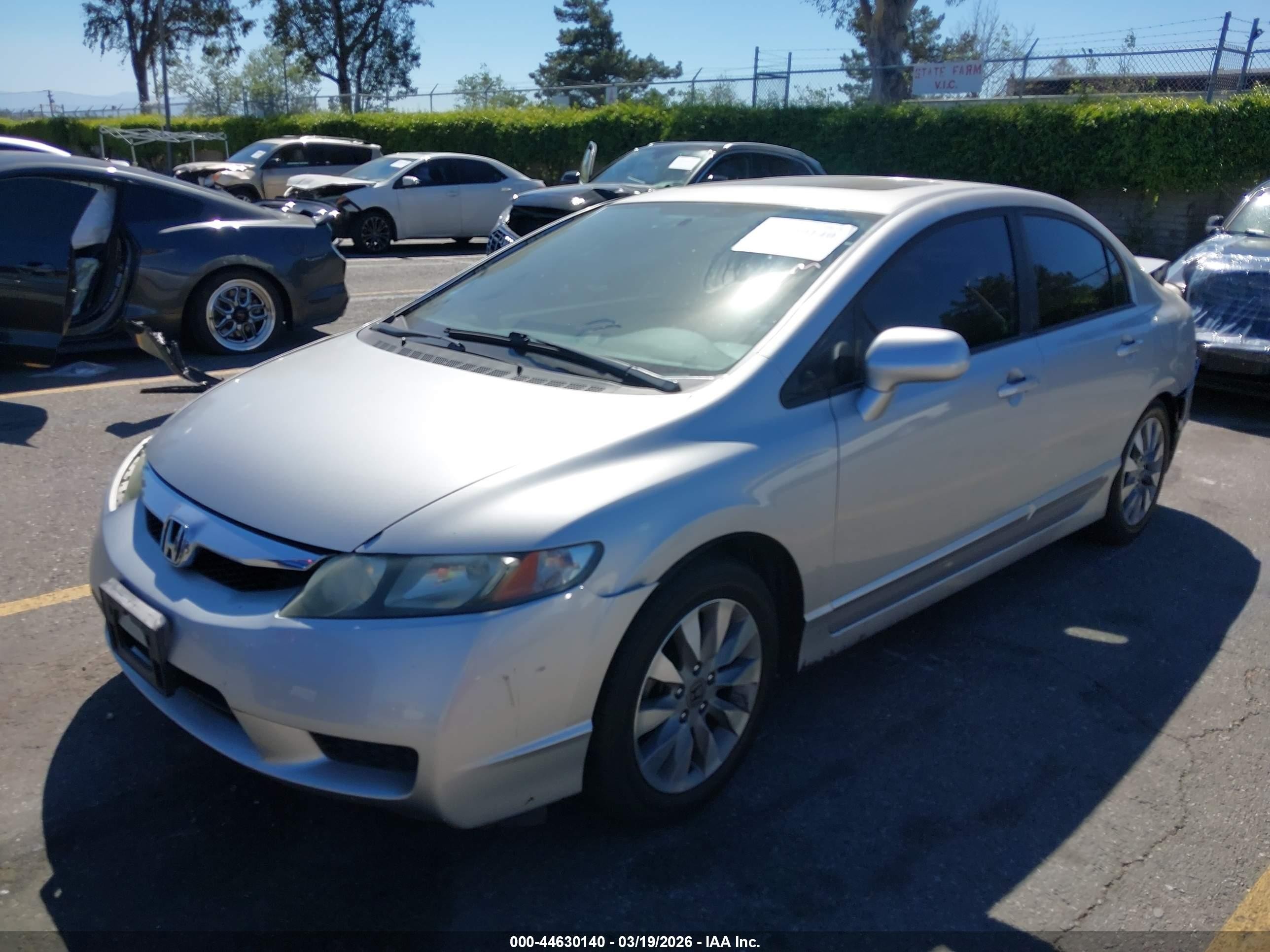 2011 Honda Civic Ex-l Silver vin: 19XFA1F91BE030962