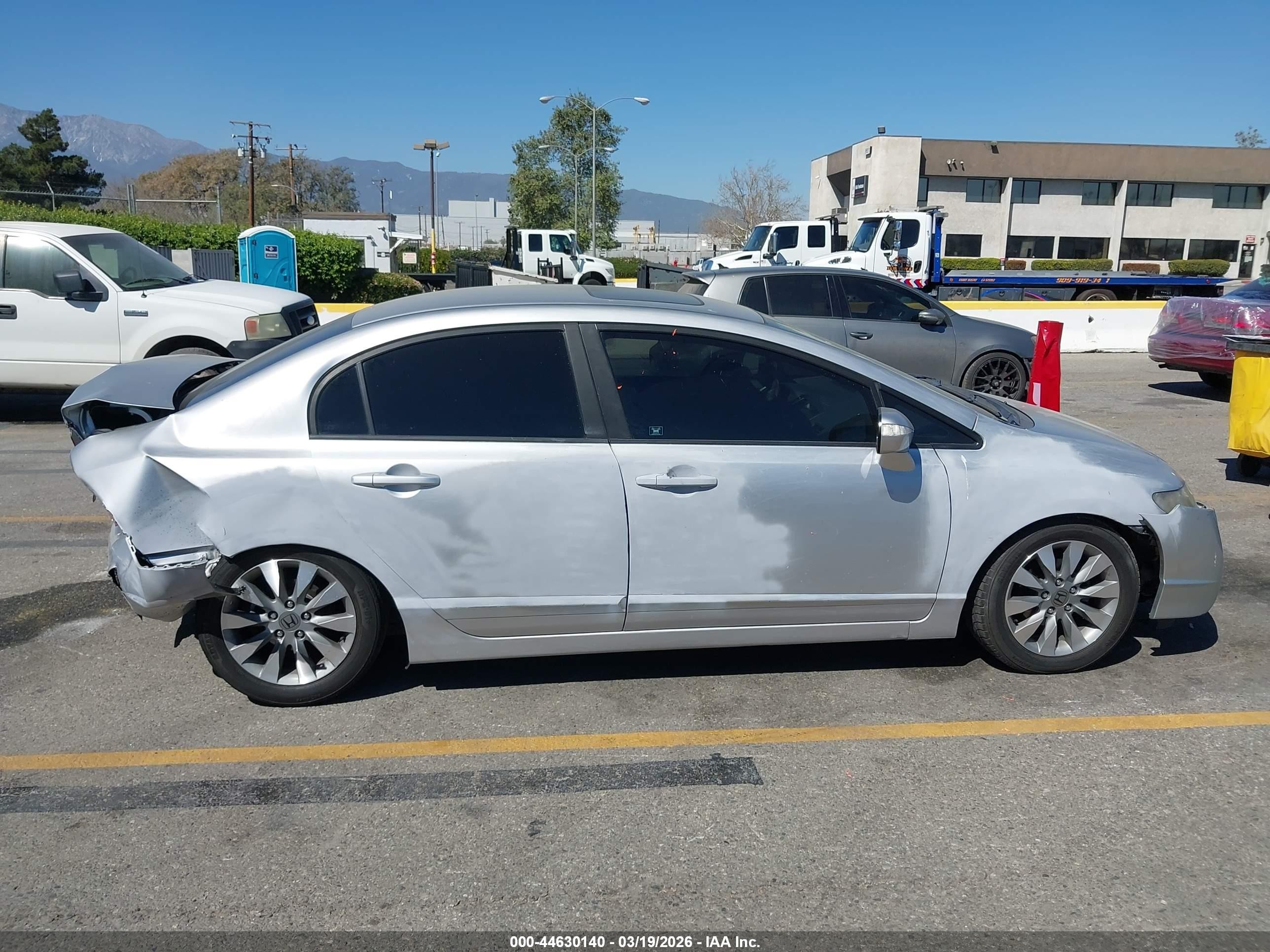 2011 Honda Civic Ex-l Silver vin: 19XFA1F91BE030962