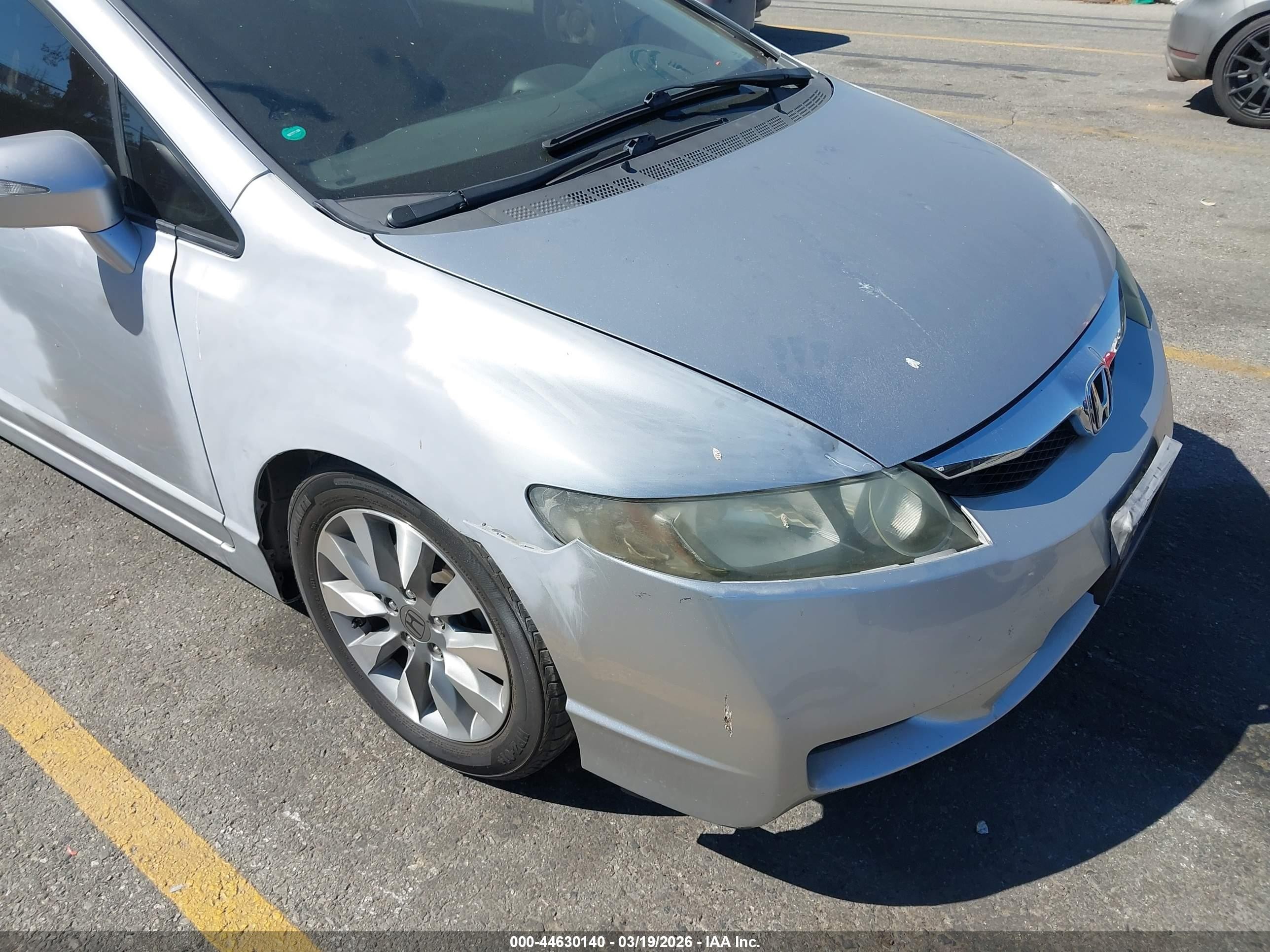 2011 Honda Civic Ex-l Silver vin: 19XFA1F91BE030962