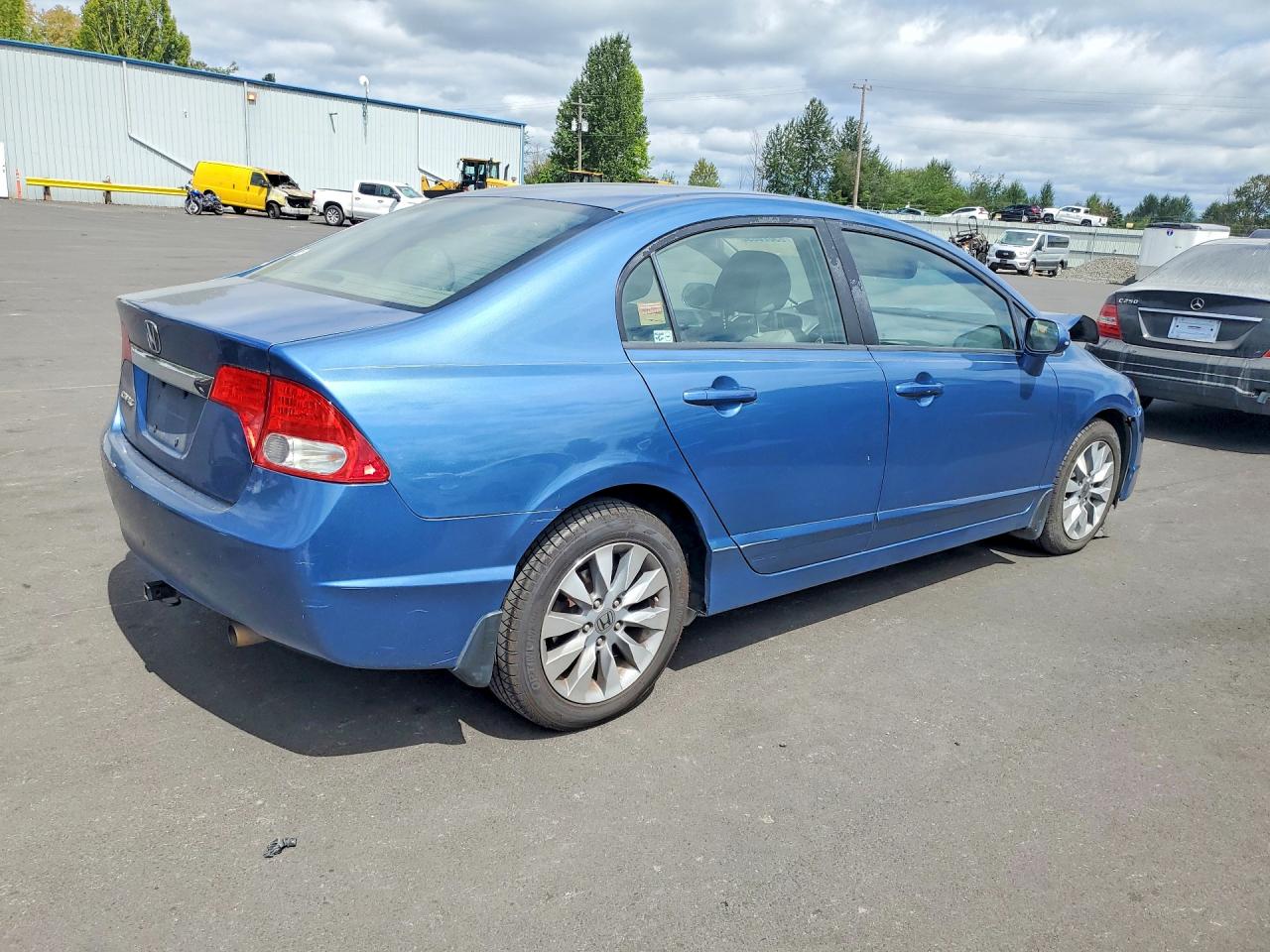 2010 Honda Civic Exl Синий vin: 19XFA1F92AE013456