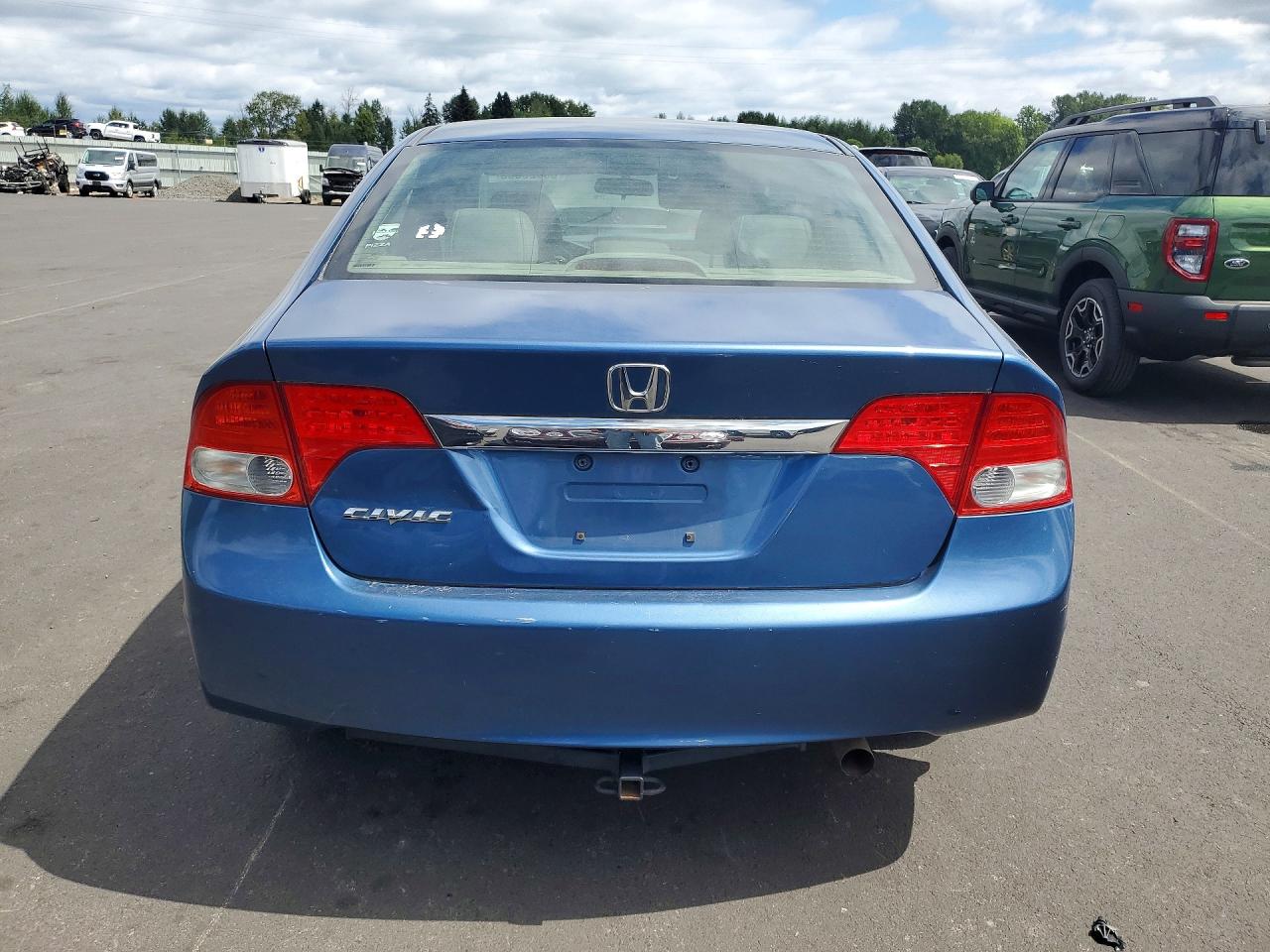 2010 Honda Civic Exl Синий vin: 19XFA1F92AE013456