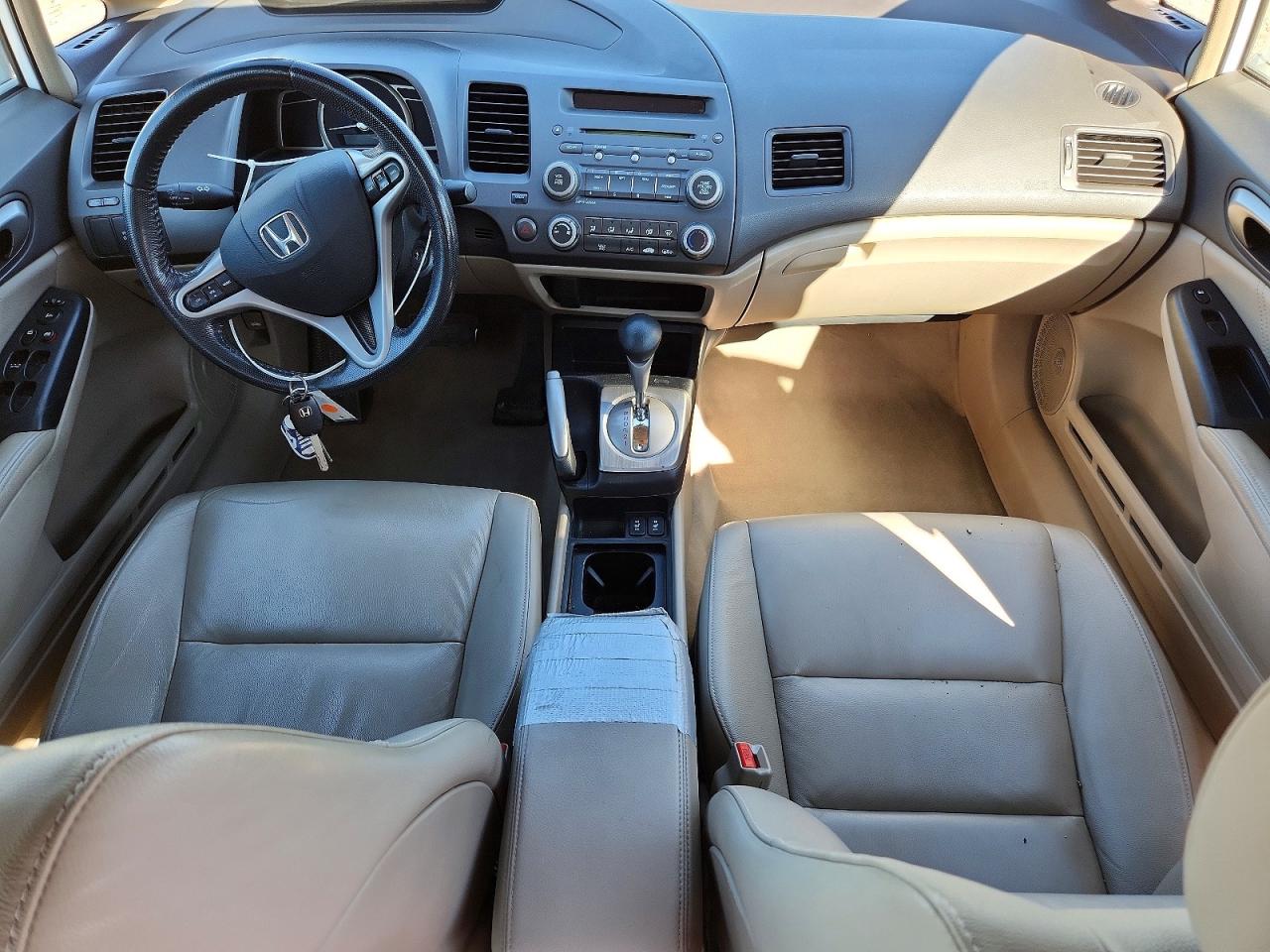 2010 Honda Civic Exl White vin: 19XFA1F92AE052631