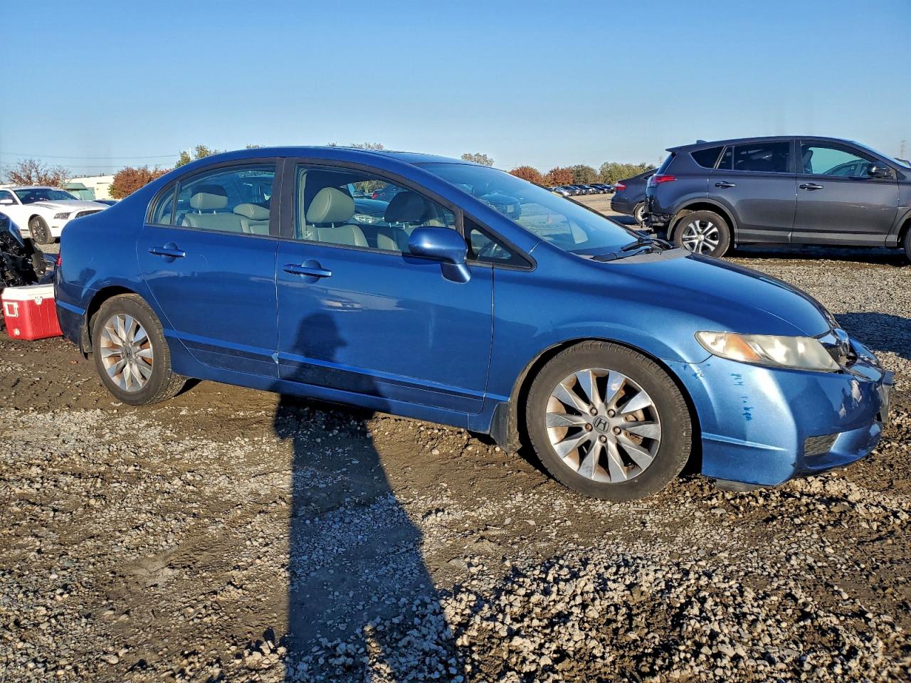 2010 Honda Civic Exl Blue vin: 19XFA1F93AE037524