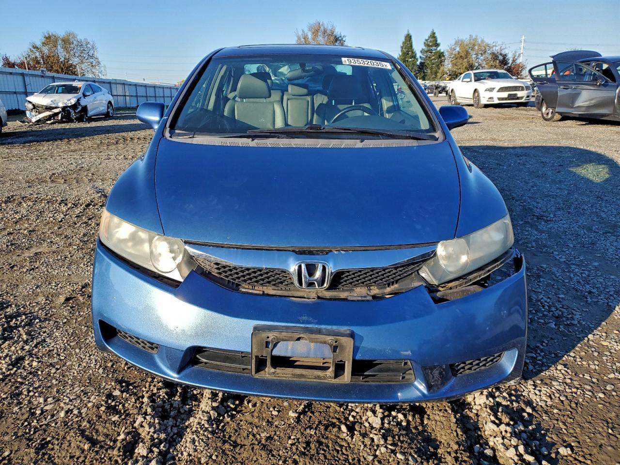 2010 Honda Civic Exl Blue vin: 19XFA1F93AE037524