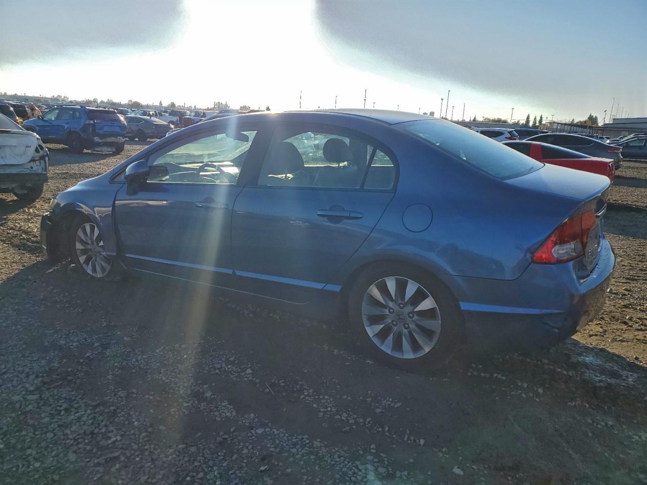 2010 Honda Civic Exl Blue vin: 19XFA1F93AE037524