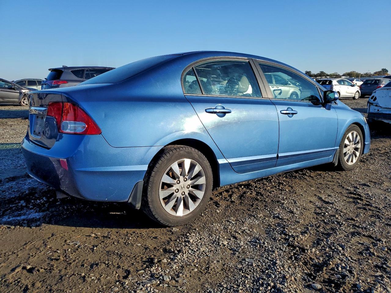 2010 Honda Civic Exl Blue vin: 19XFA1F93AE037524