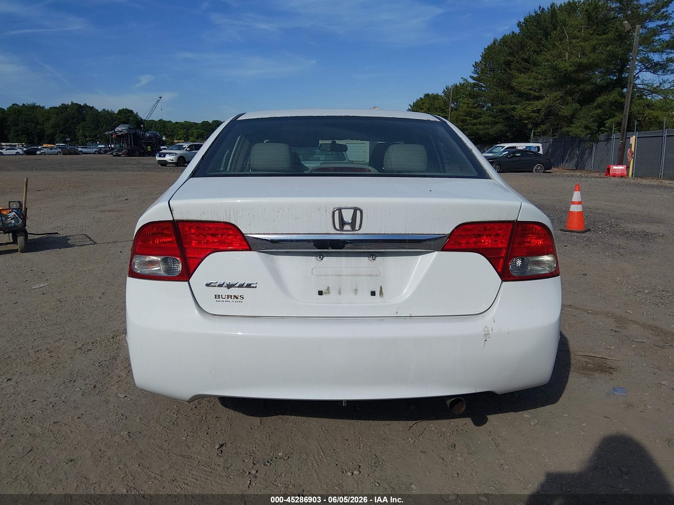 2010 Honda Civic Ex-l White vin: 19XFA1F93AE063606