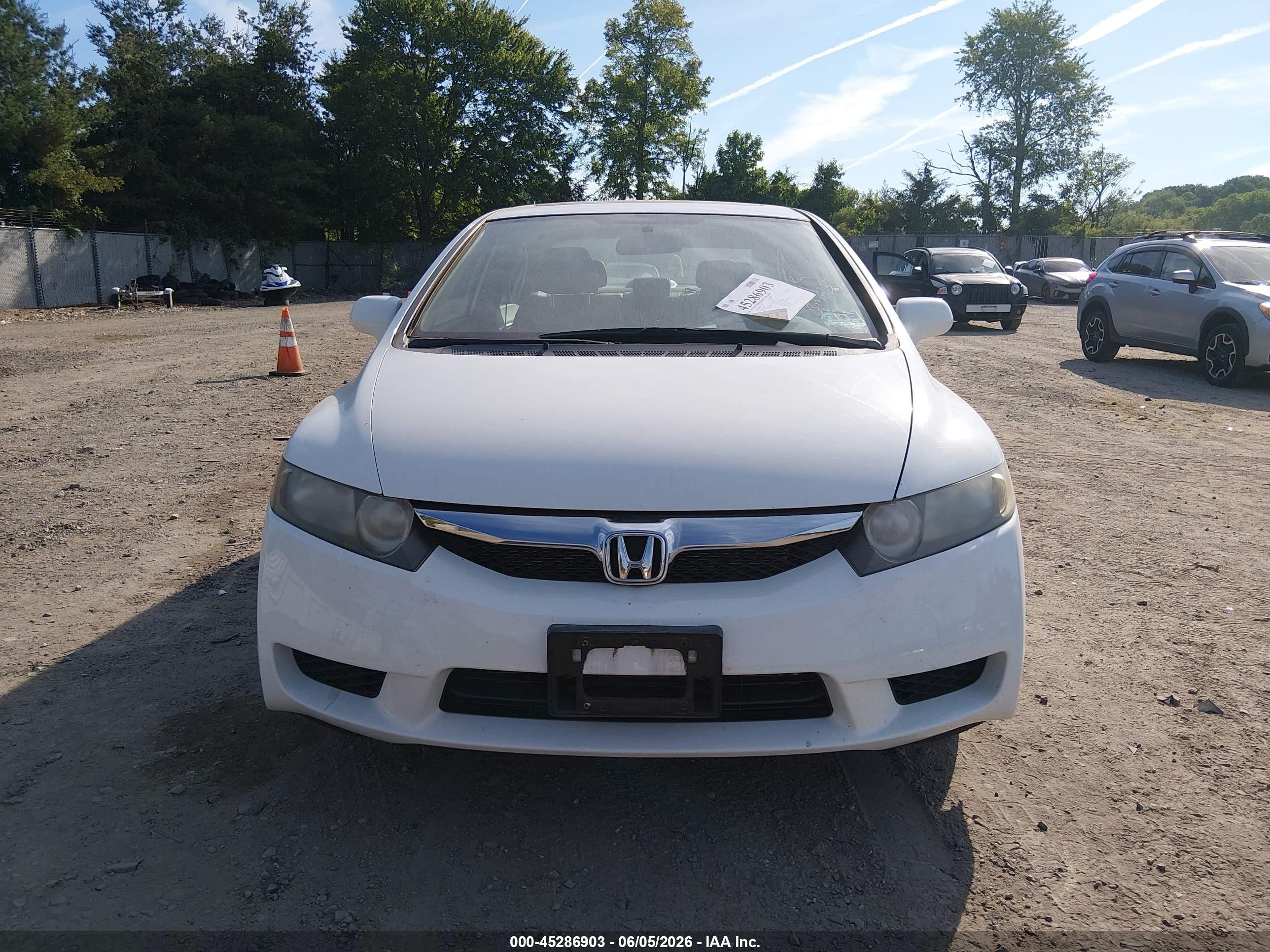 2010 Honda Civic Ex-l White vin: 19XFA1F93AE063606