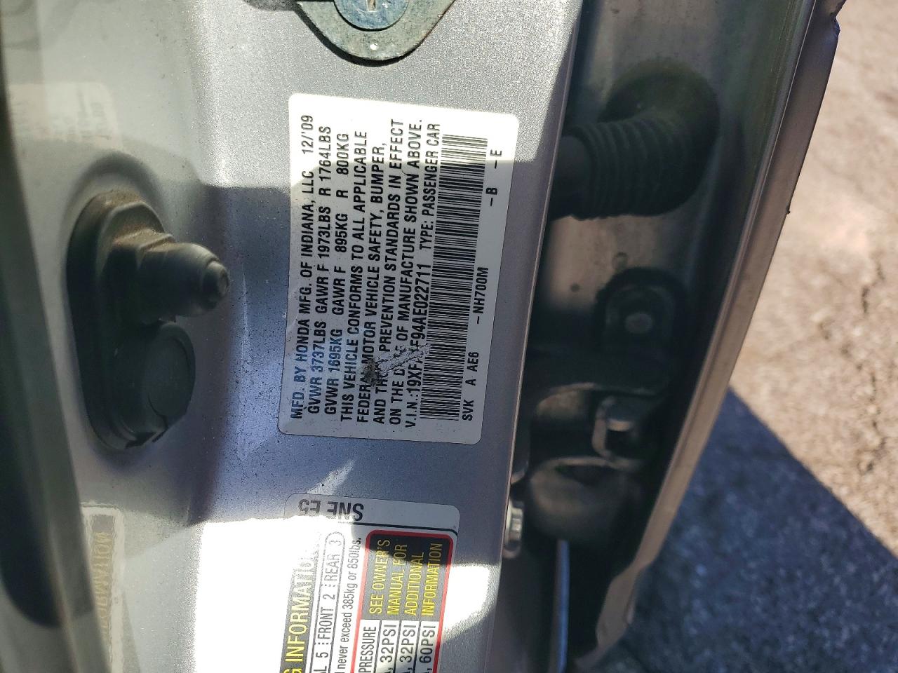 2010 Honda Civic Exl Silver vin: 19XFA1F94AE022711