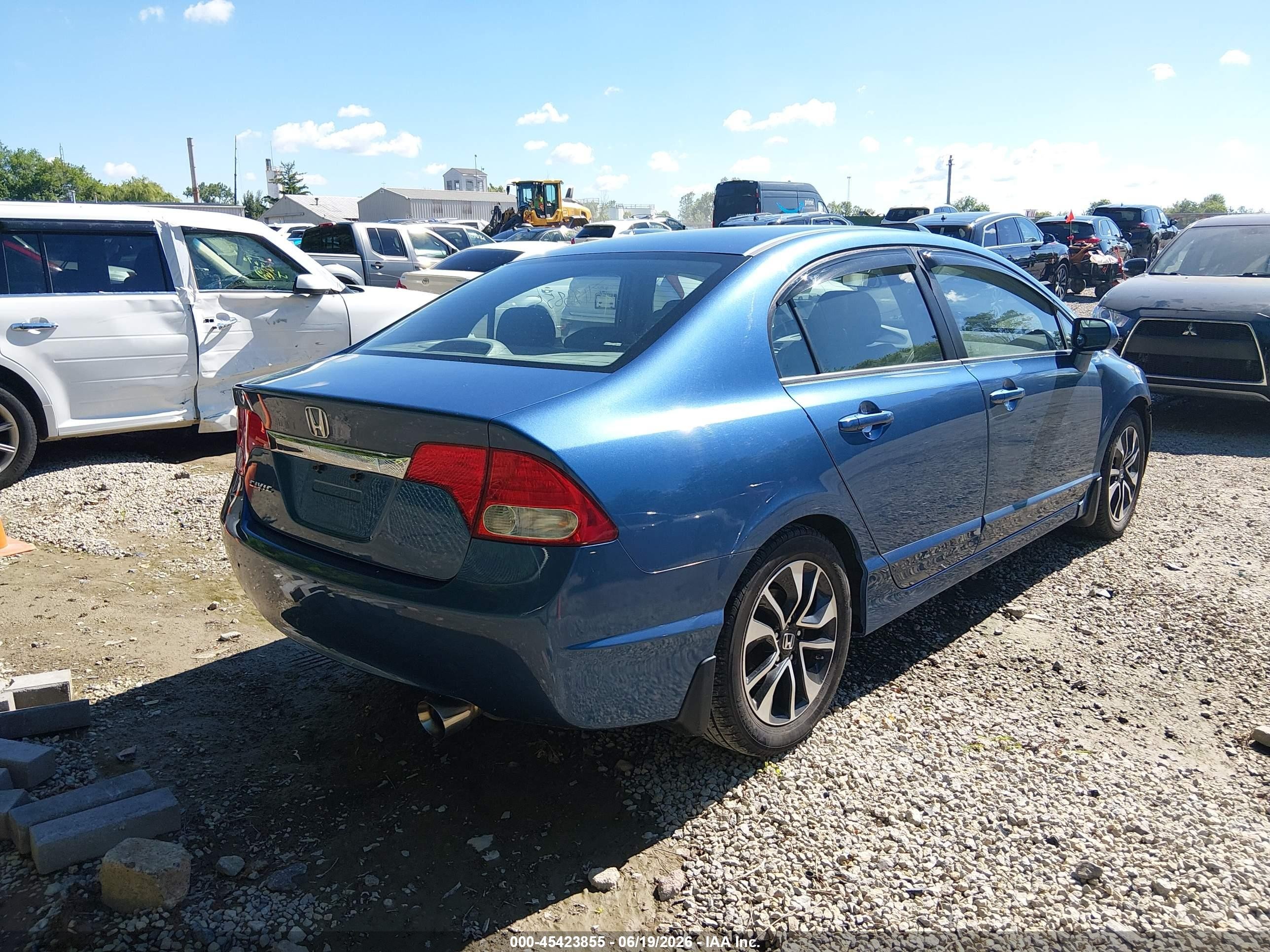 2010 Honda Civic Ex-l Blue vin: 19XFA1F94AE032333