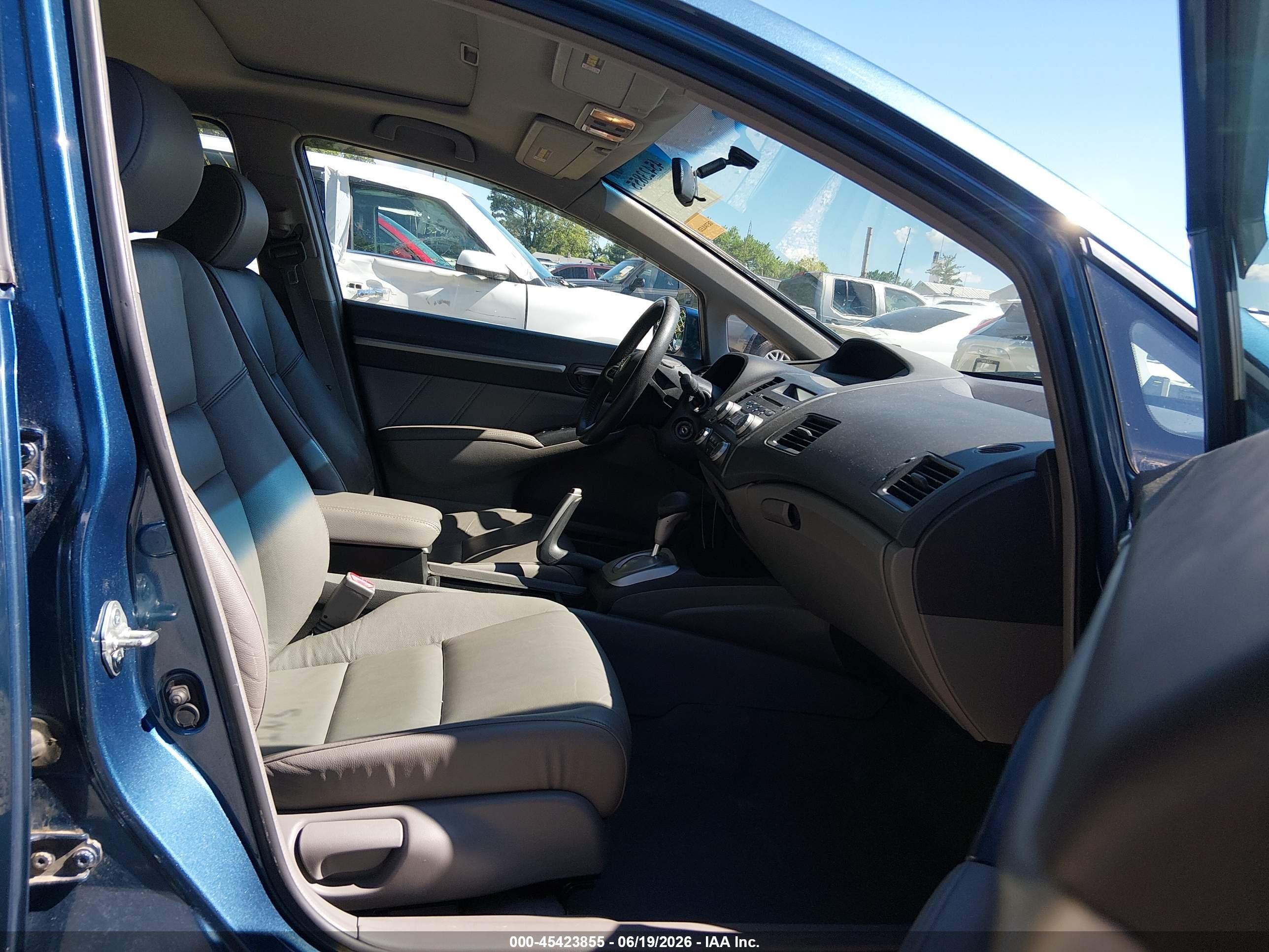 2010 Honda Civic Ex-l Blue vin: 19XFA1F94AE032333