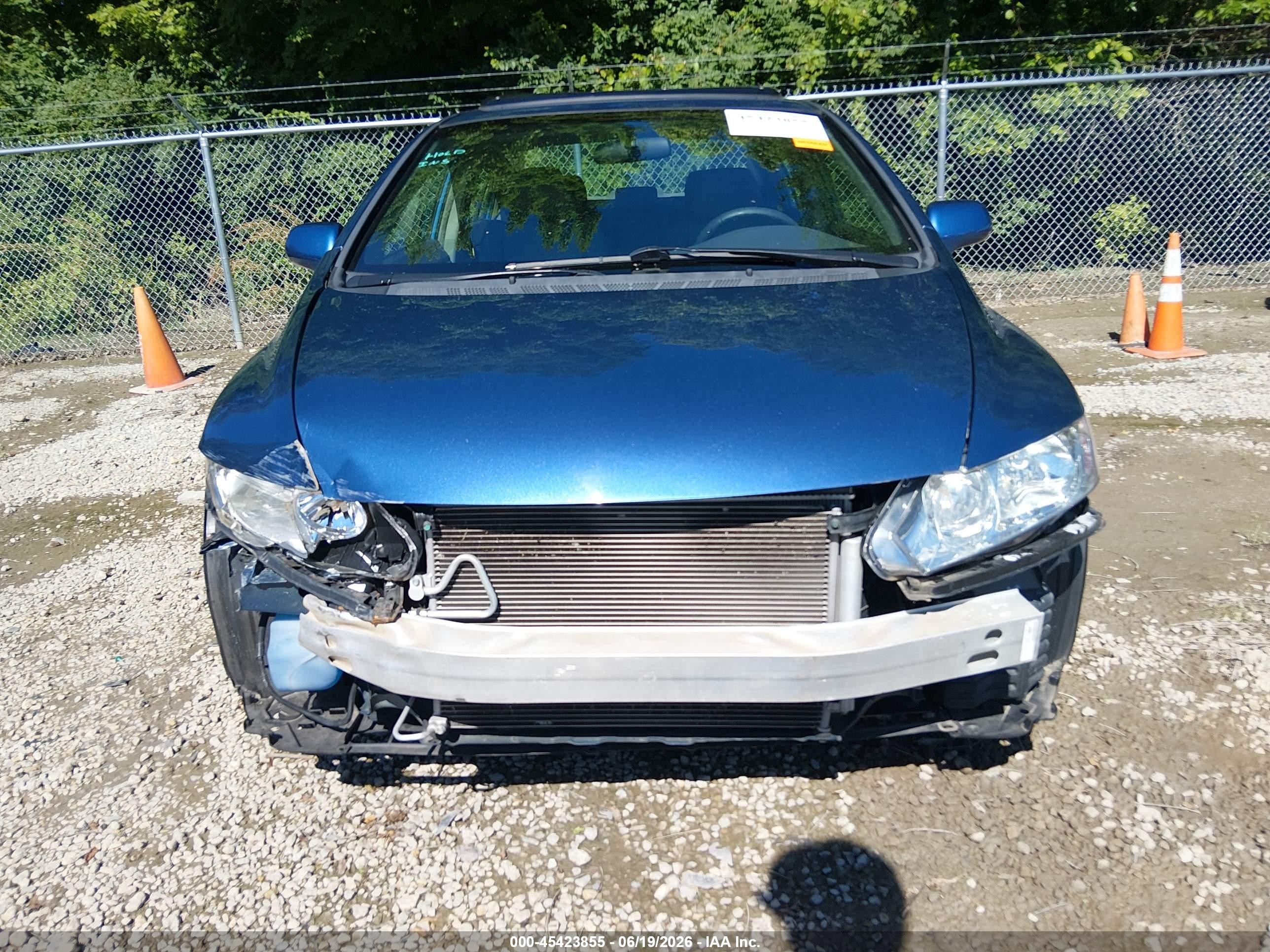 2010 Honda Civic Ex-l Blue vin: 19XFA1F94AE032333