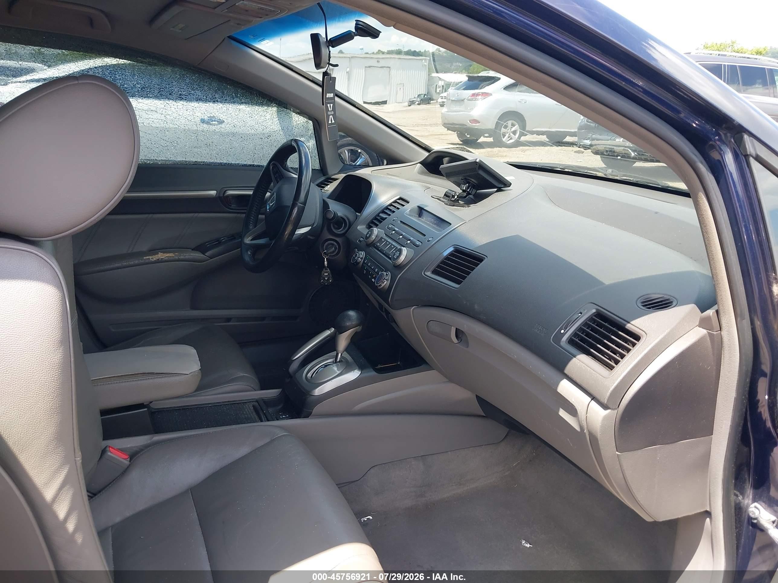 2011 Honda Civic Ex-l Dark Blue vin: 19XFA1F95BE018975
