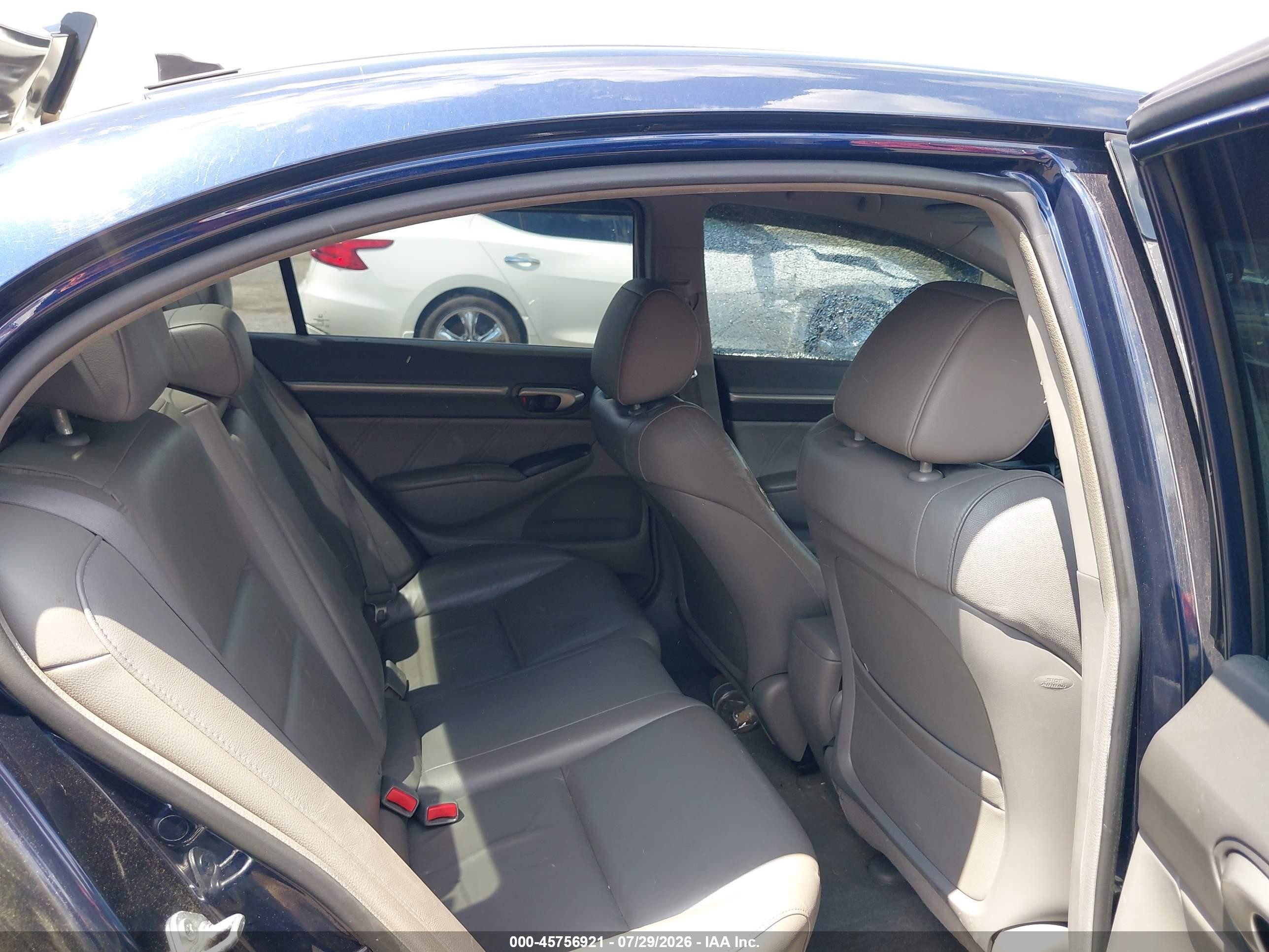 2011 Honda Civic Ex-l Dark Blue vin: 19XFA1F95BE018975