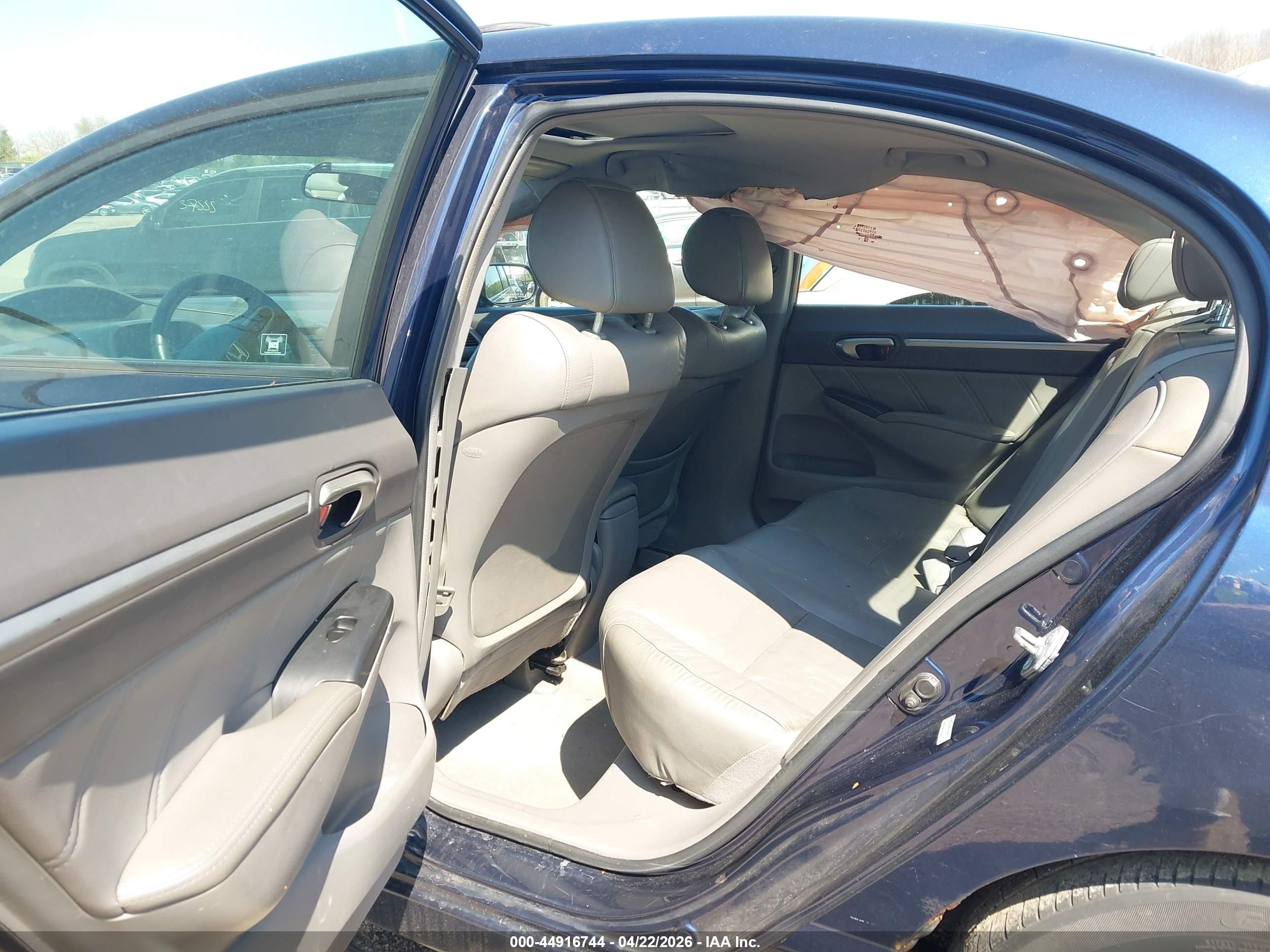 2010 Honda Civic Ex-l Blue vin: 19XFA1F97AE003392