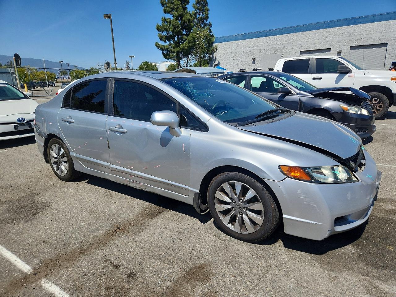 2010 Honda Civic Exl Gray vin: 19XFA1F97AE038286