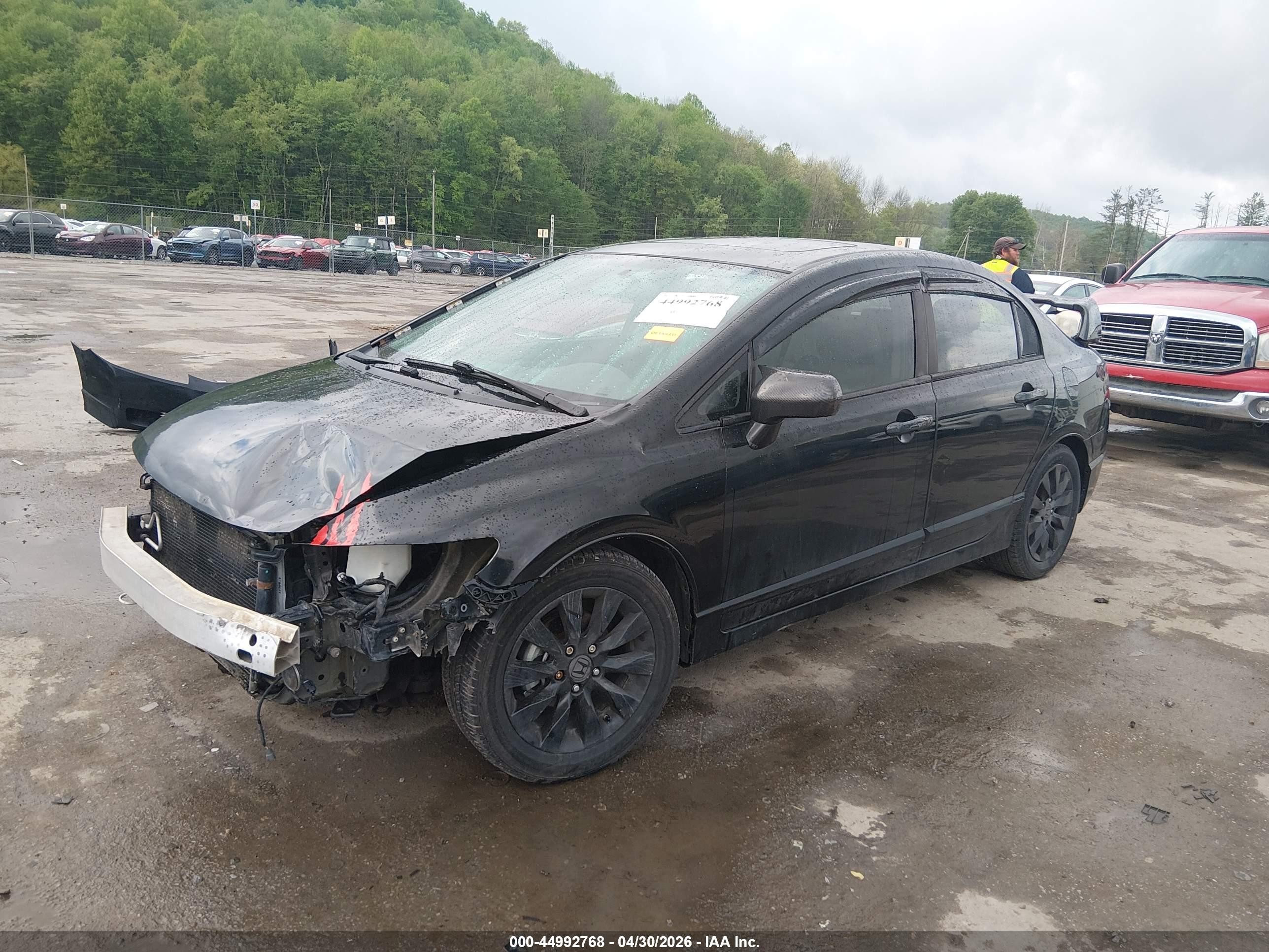 2011 Honda Civic Ex-l Black vin: 19XFA1F97BE019058