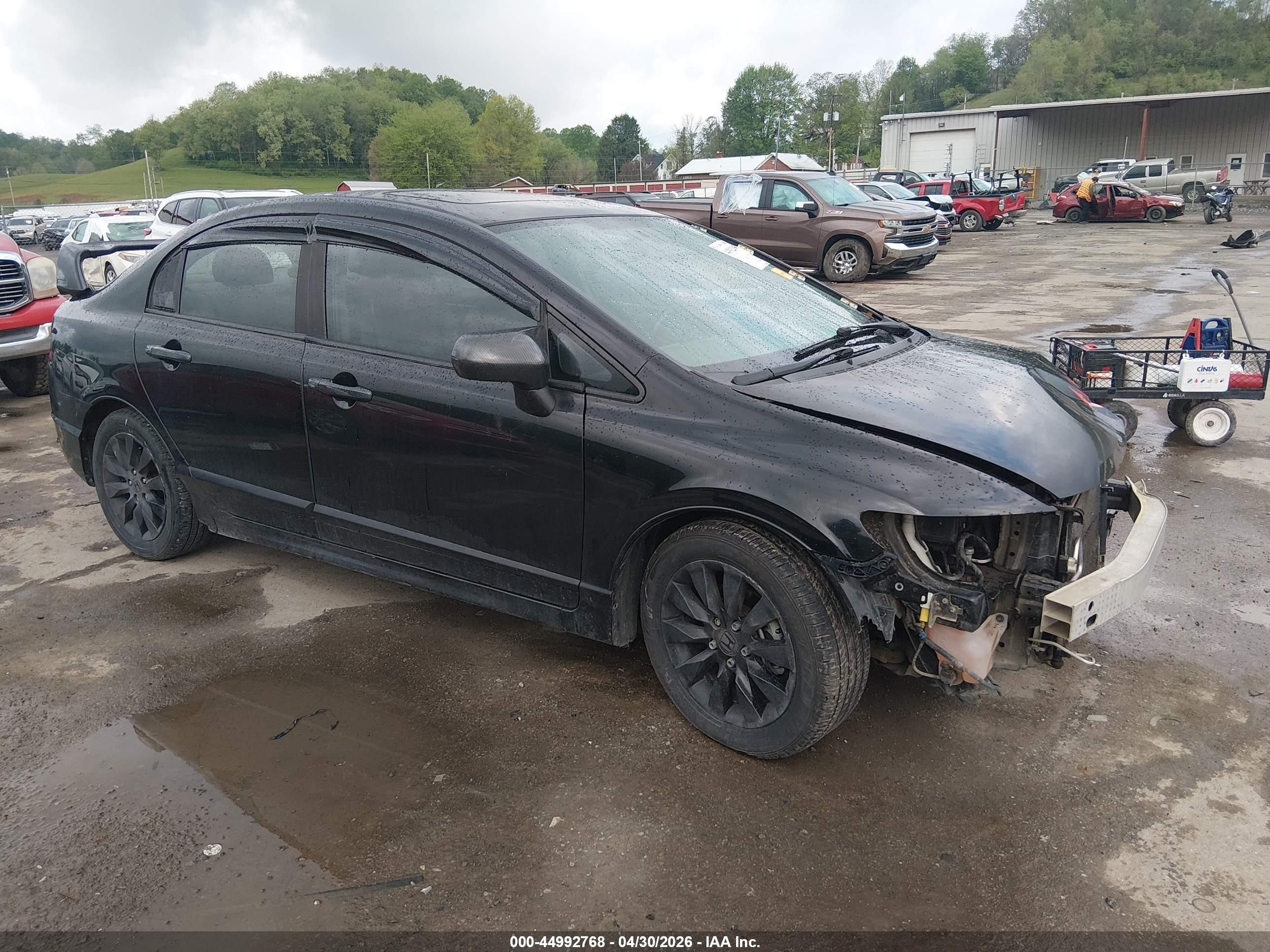 2011 Honda Civic Ex-l Black vin: 19XFA1F97BE019058