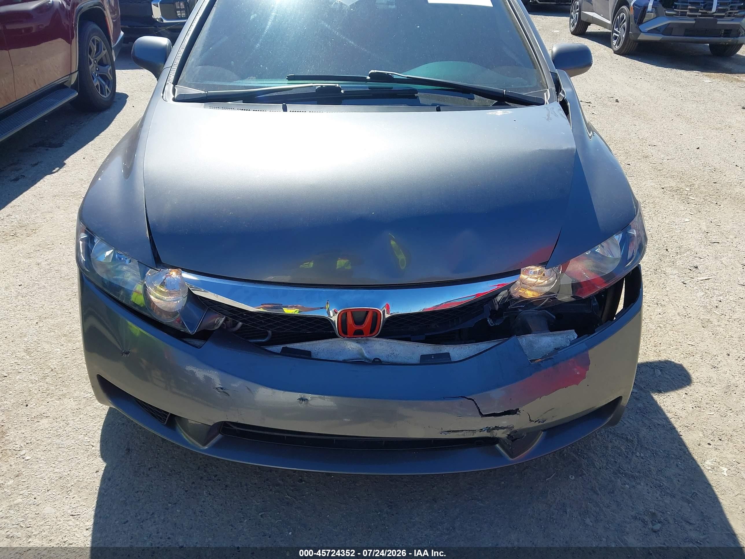 2010 Honda Civic Ex-l Gray vin: 19XFA1F98AE061544
