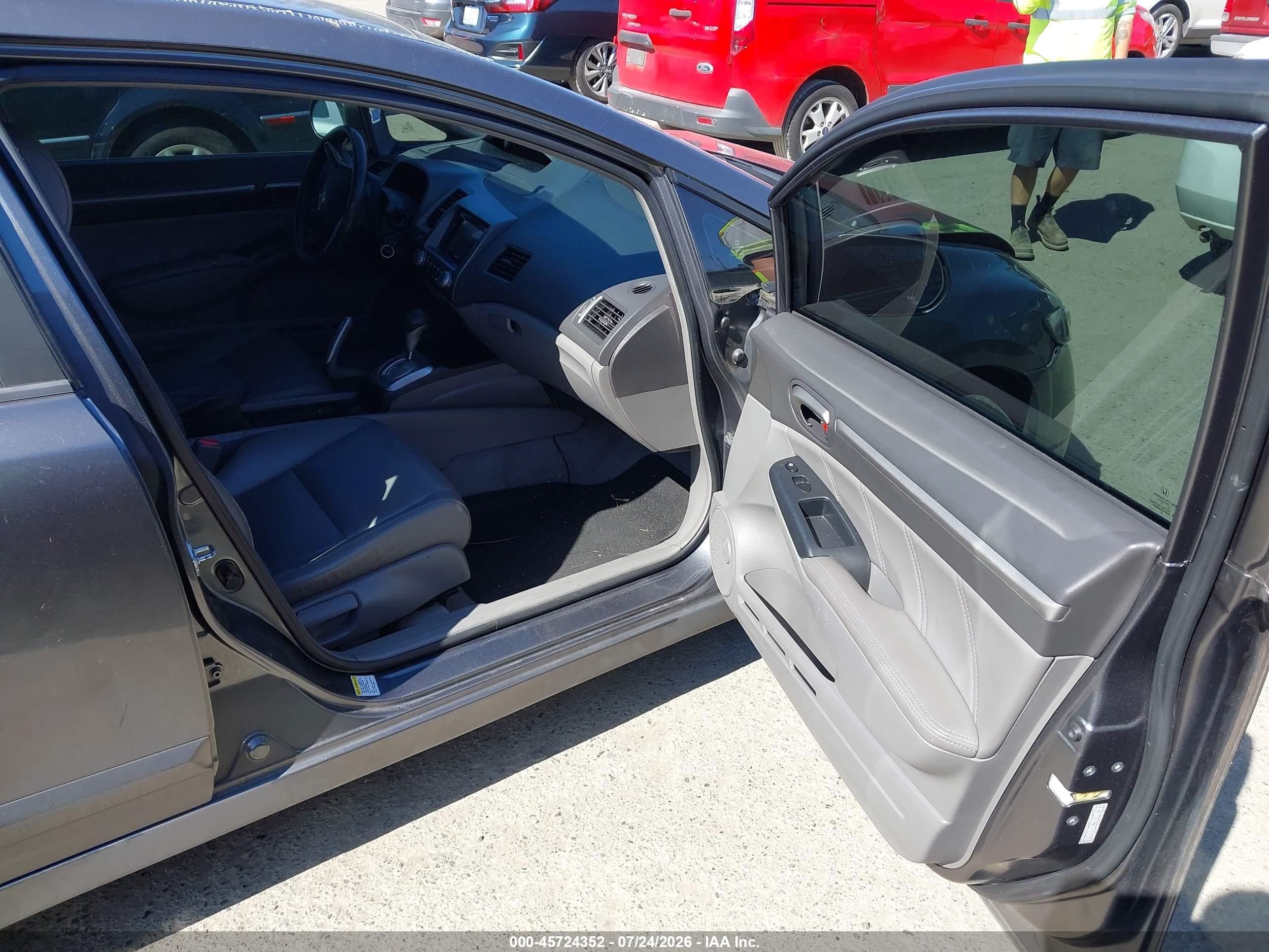 2010 Honda Civic Ex-l Gray vin: 19XFA1F98AE061544