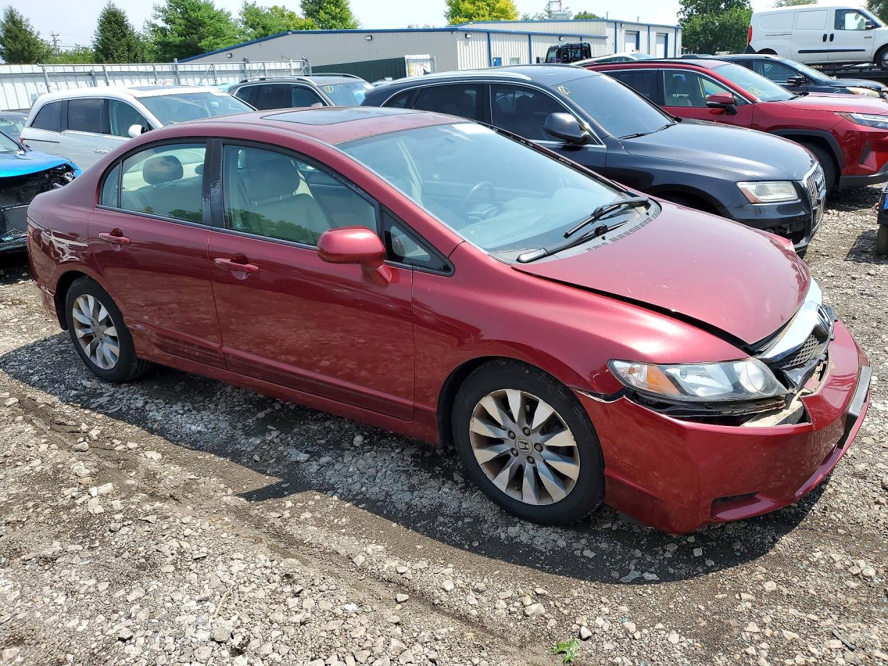 2010 Honda Civic Exl Red vin: 19XFA1F98AE062144