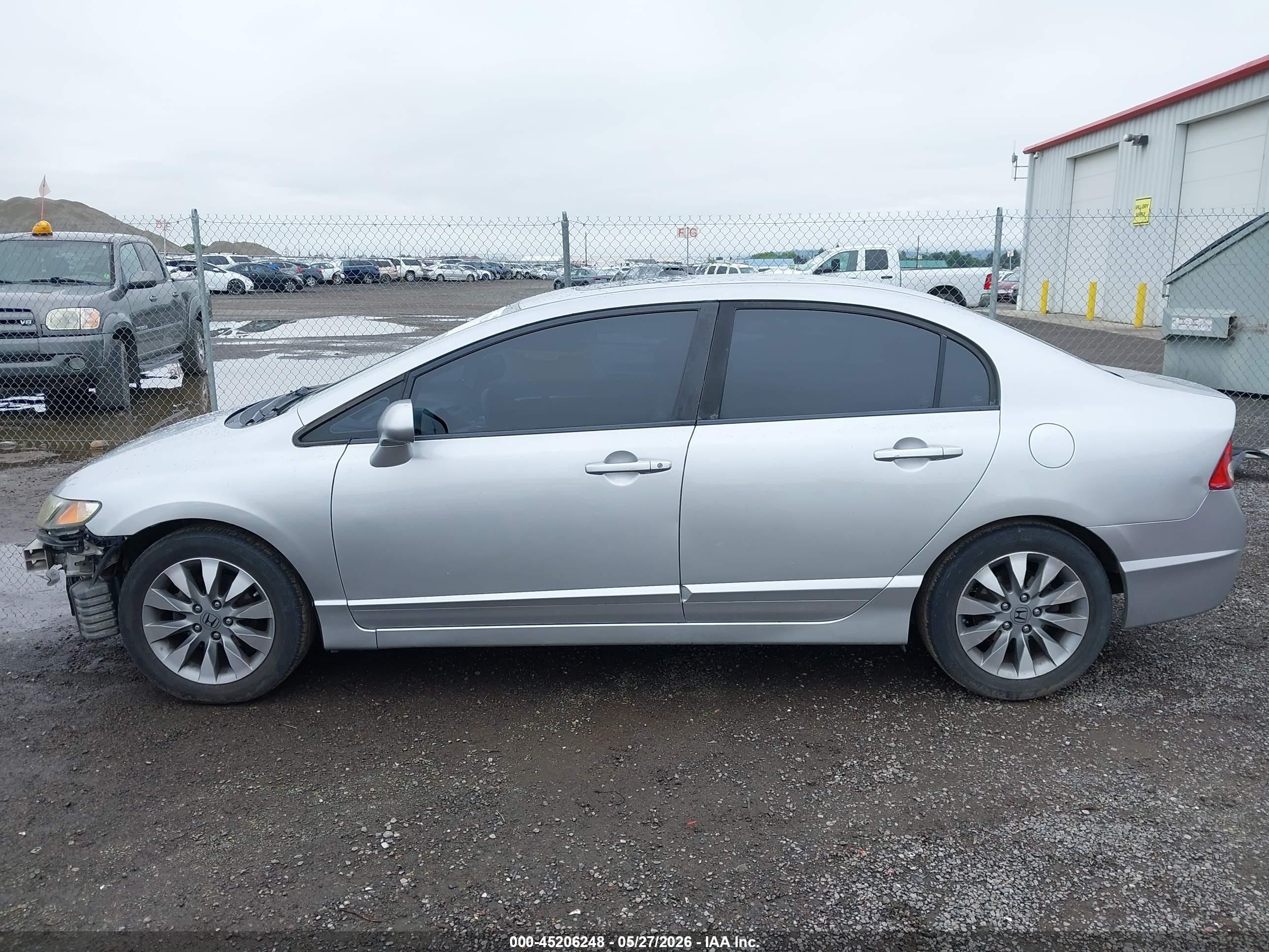 2010 Honda Civic Ex-l Silver vin: 19XFA1F99AE052237