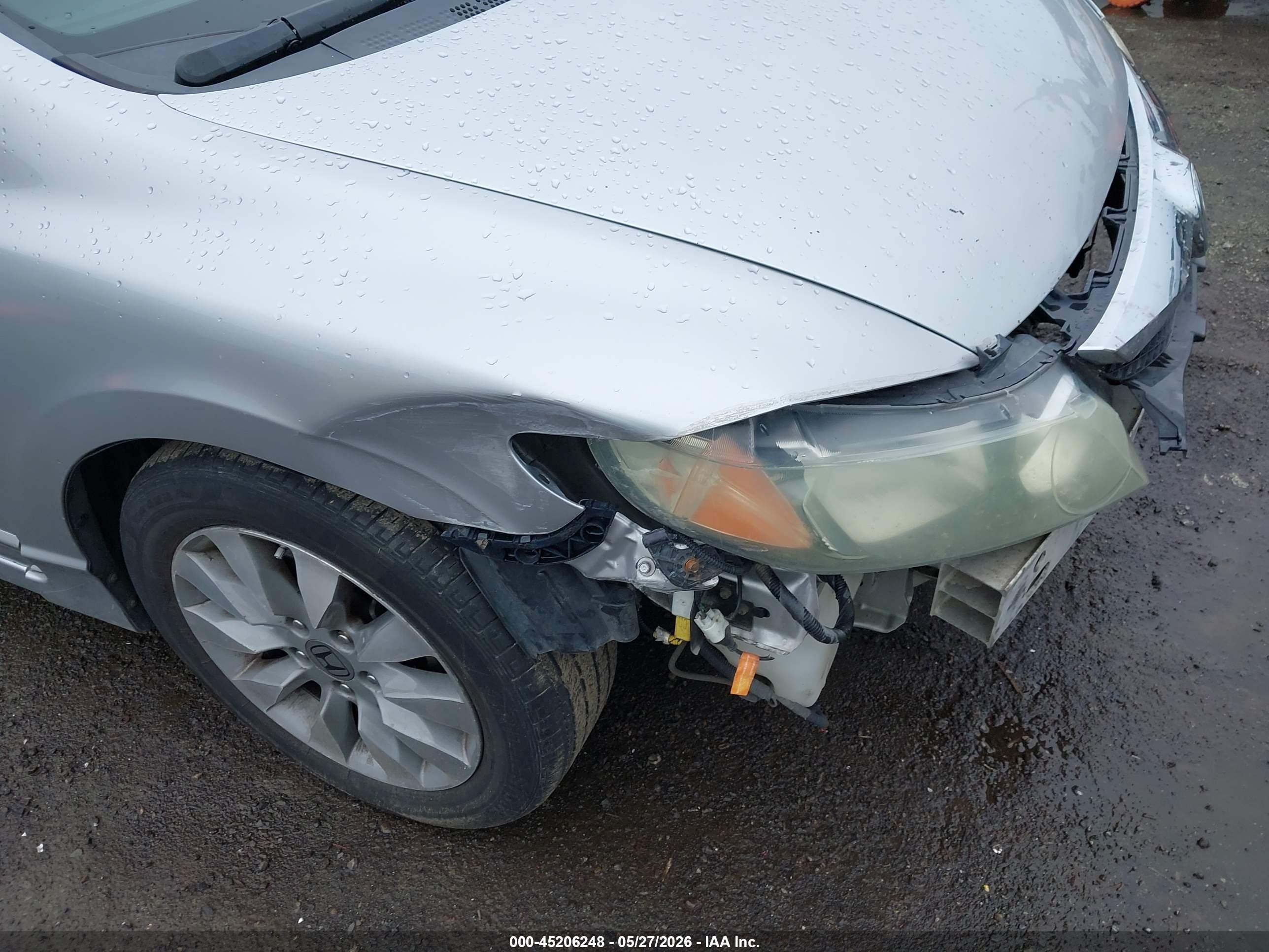 2010 Honda Civic Ex-l Silver vin: 19XFA1F99AE052237