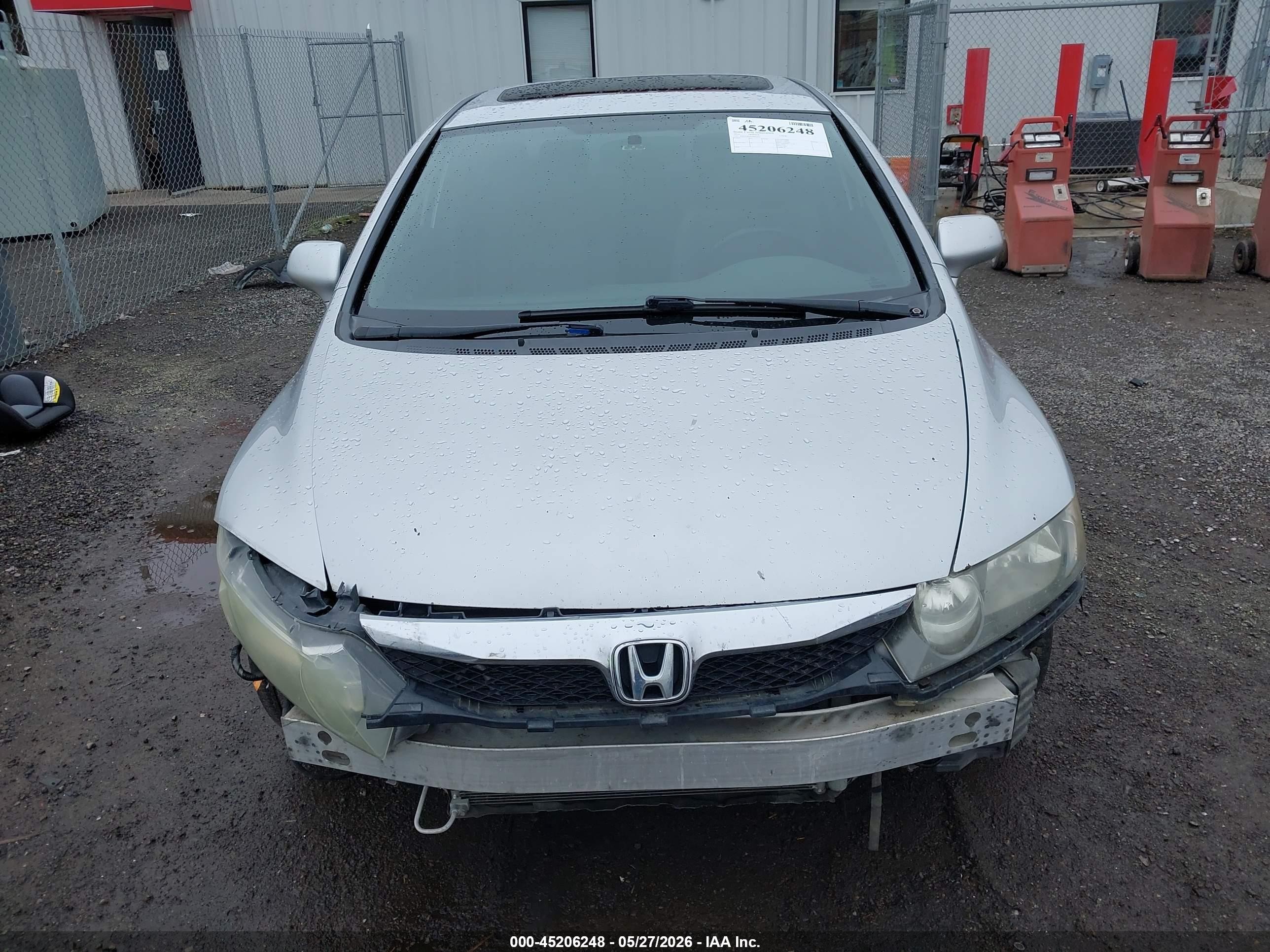 2010 Honda Civic Ex-l Silver vin: 19XFA1F99AE052237