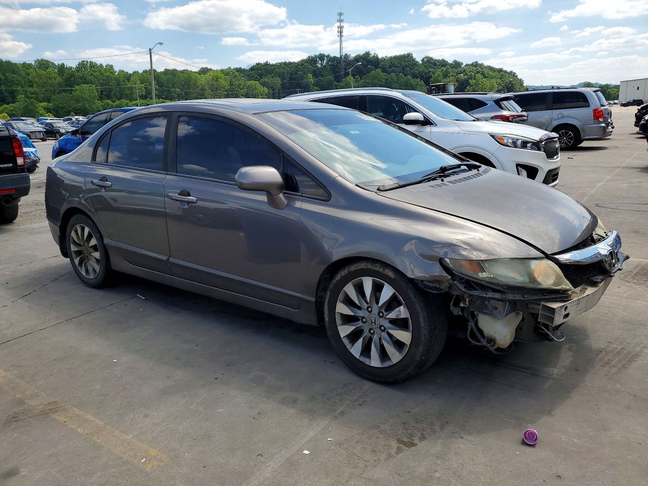 2010 Honda Civic Exl Gray vin: 19XFA1F9XAE018937