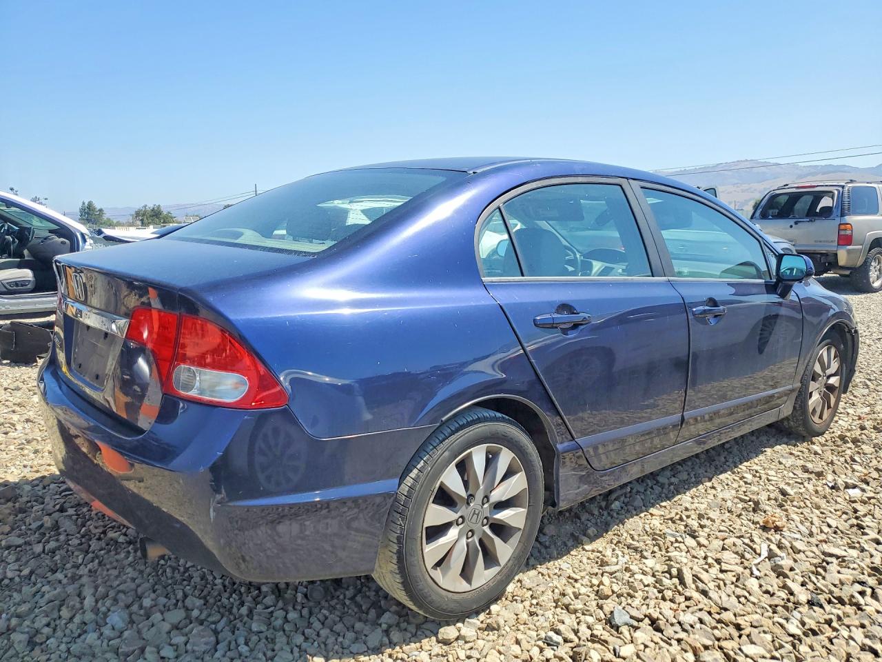 2010 Honda Civic Exl Blue vin: 19XFA1F9XAE055499
