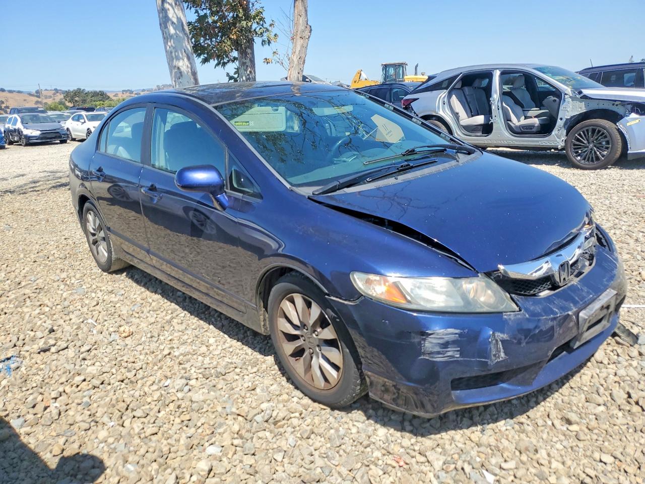 2010 Honda Civic Exl Blue vin: 19XFA1F9XAE055499