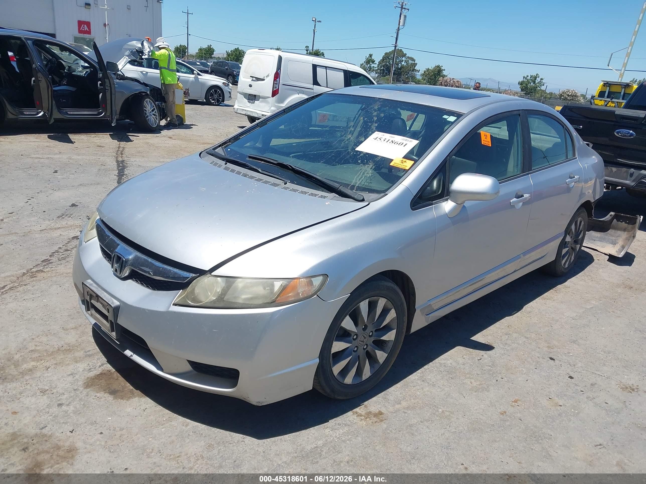 2011 Honda Civic Ex-l Silver vin: 19XFA1F9XBE023976