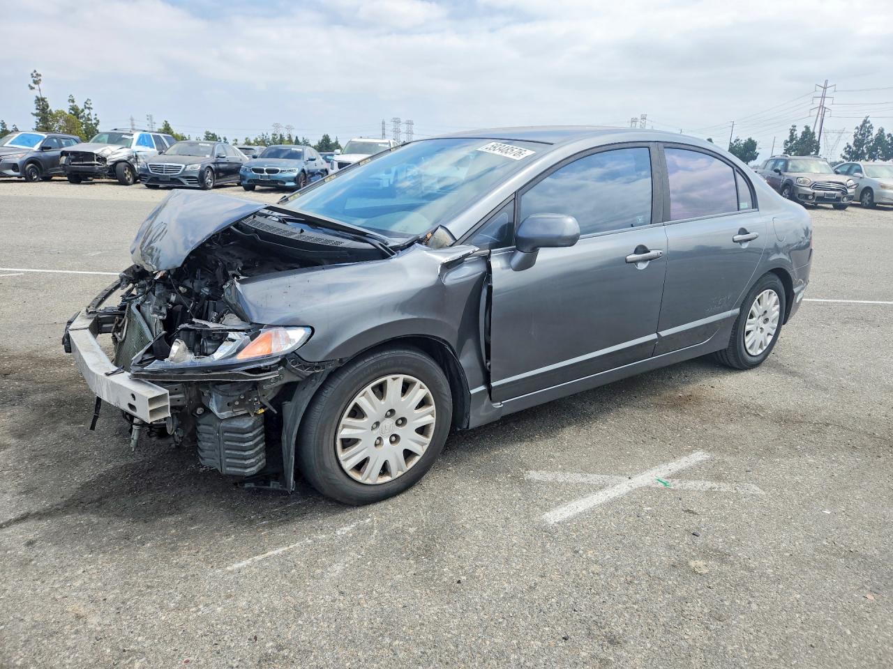 2011 Honda Civic Gx Gray vin: 19XFA4F53BE000828