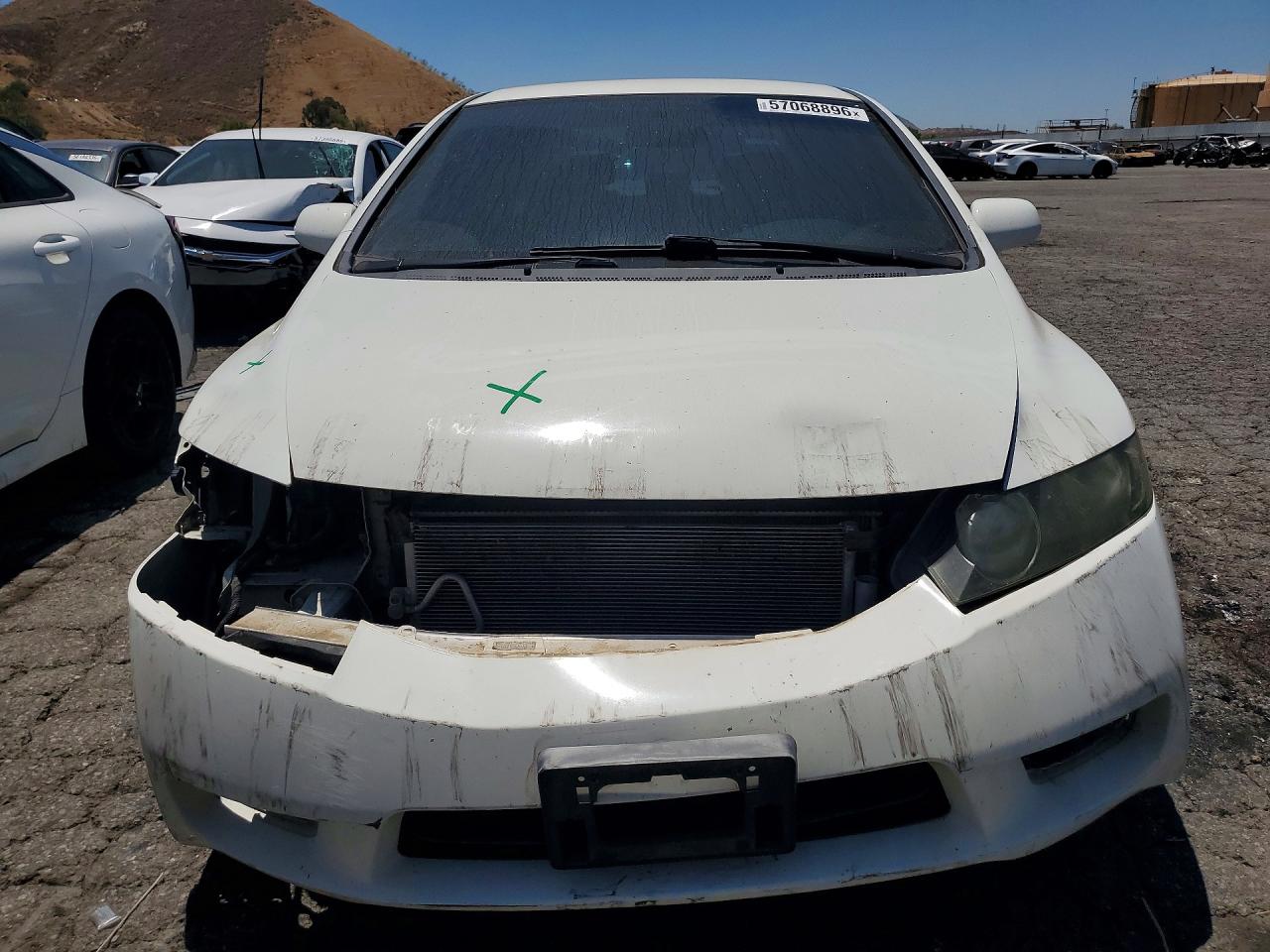 2010 Honda Civic Gx White vin: 19XFA4F55AE000747