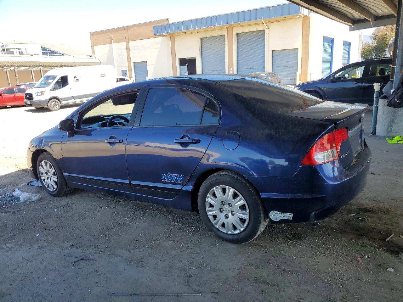 2011 Honda Civic Gx Blue vin: 19XFA4F55BE000183