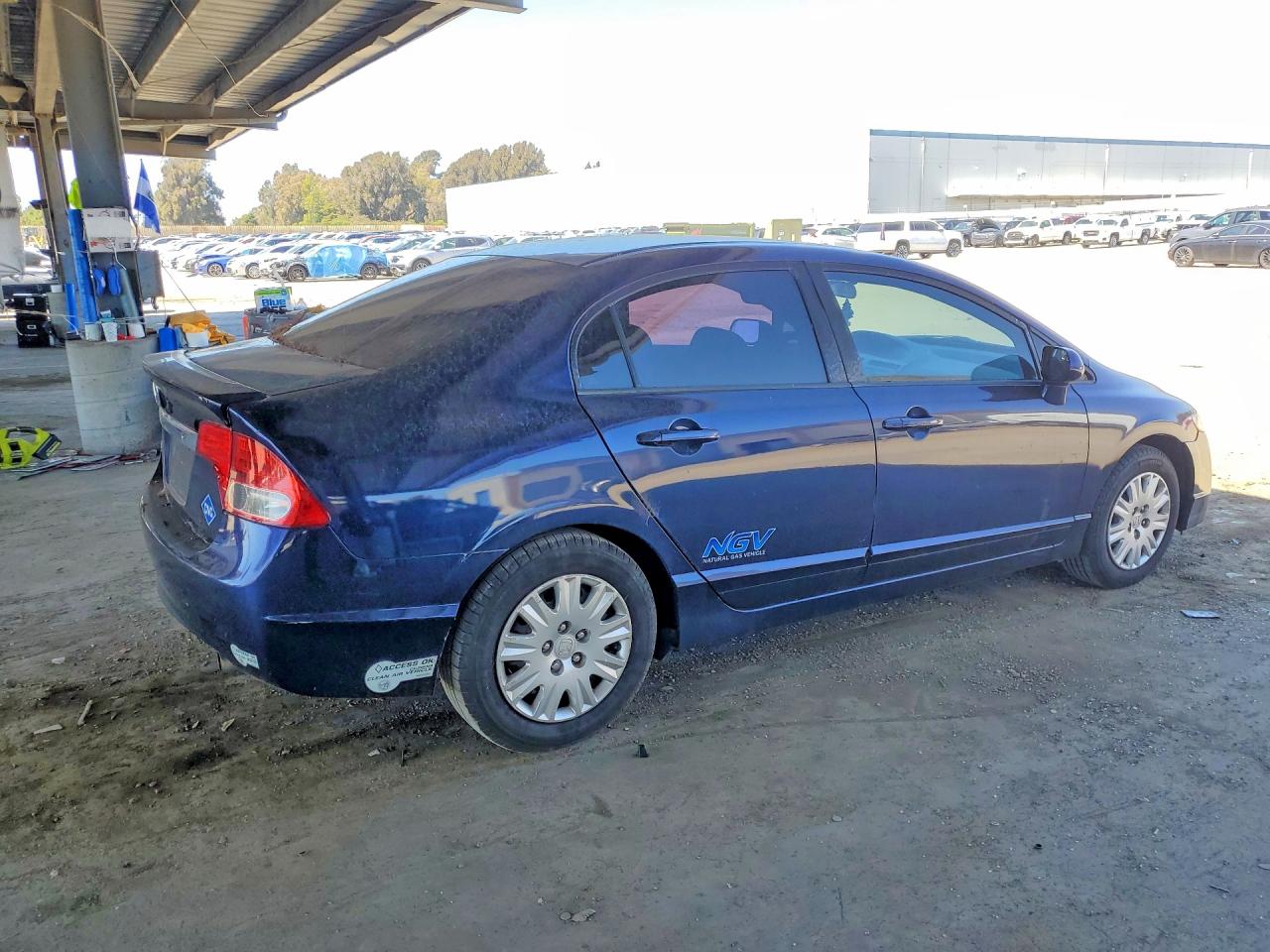 2011 Honda Civic Gx Blue vin: 19XFA4F55BE000183
