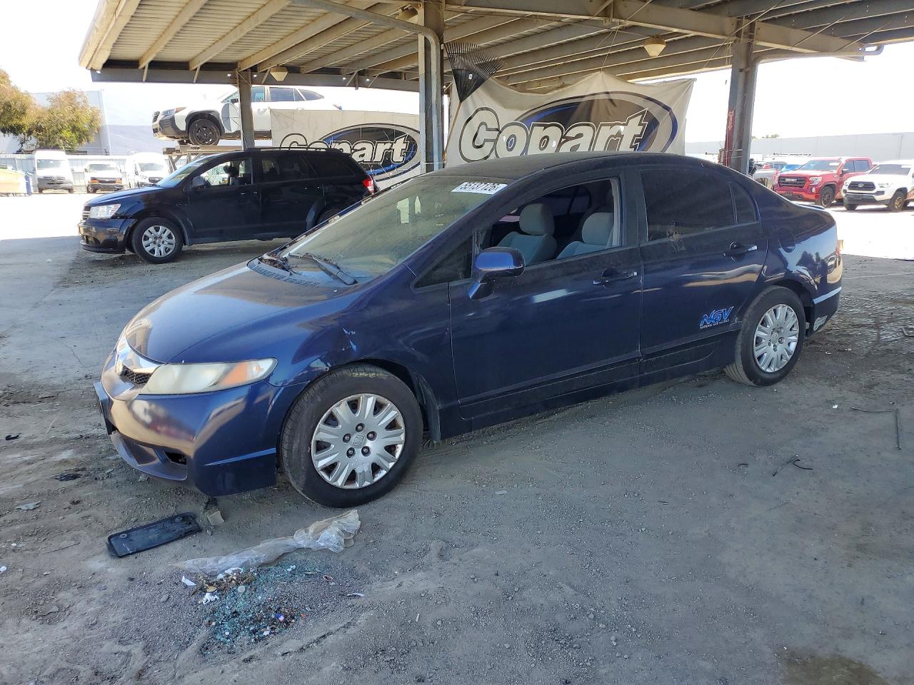 2011 Honda Civic Gx Синий vin: 19XFA4F55BE000183